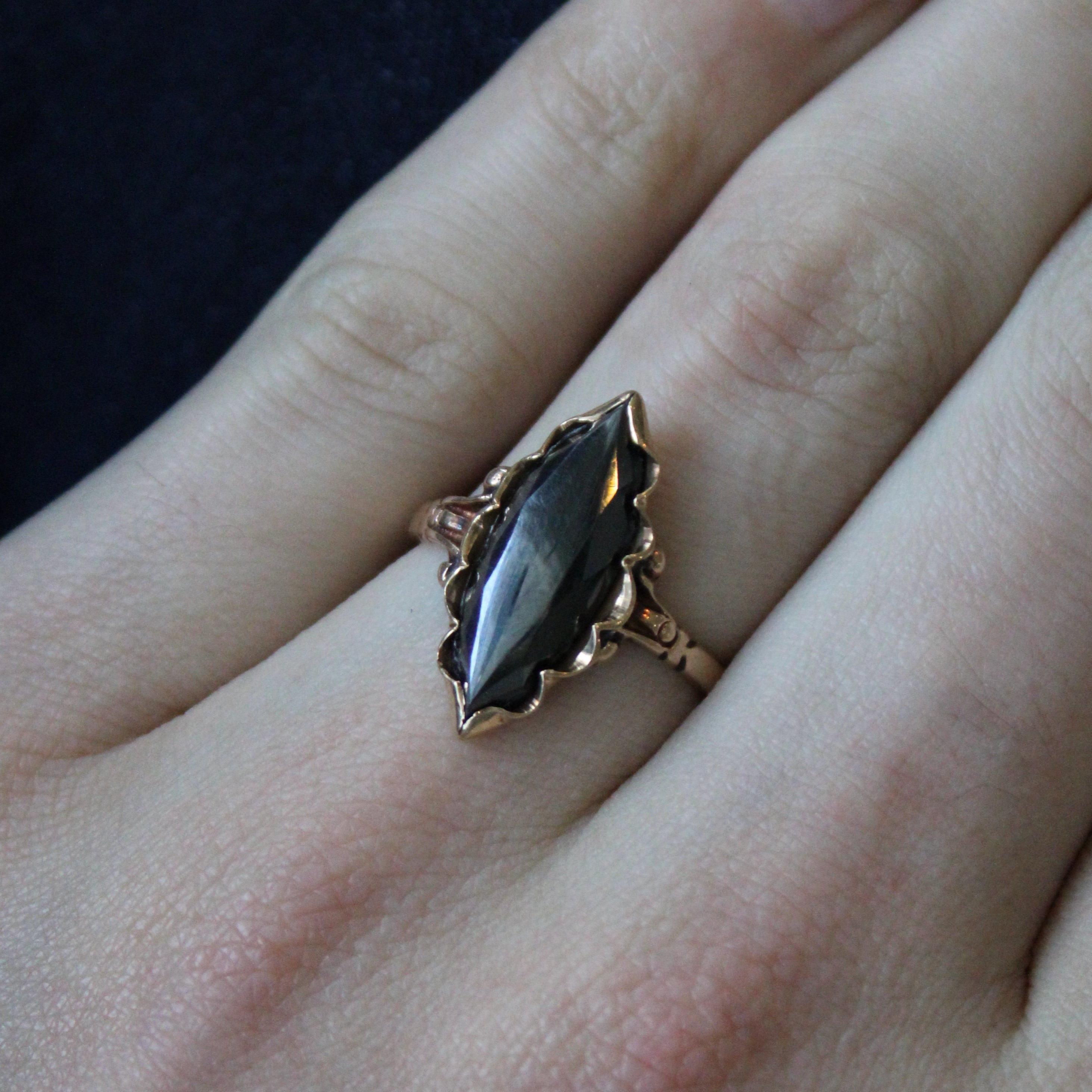 Hematite Cocktail Ring | 5.50ct | SZ 9 |