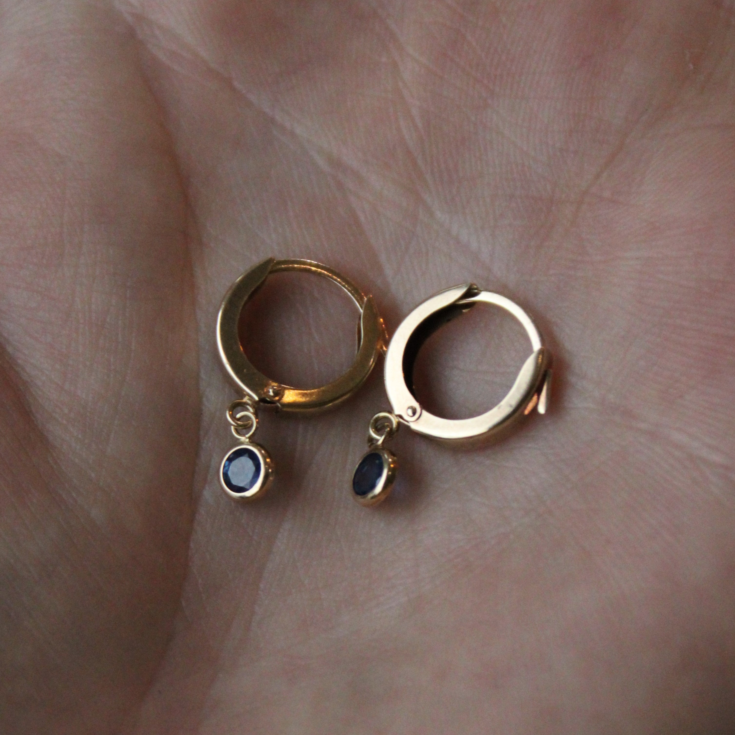 Sapphire Hoop Earrings | 0.45ctw |