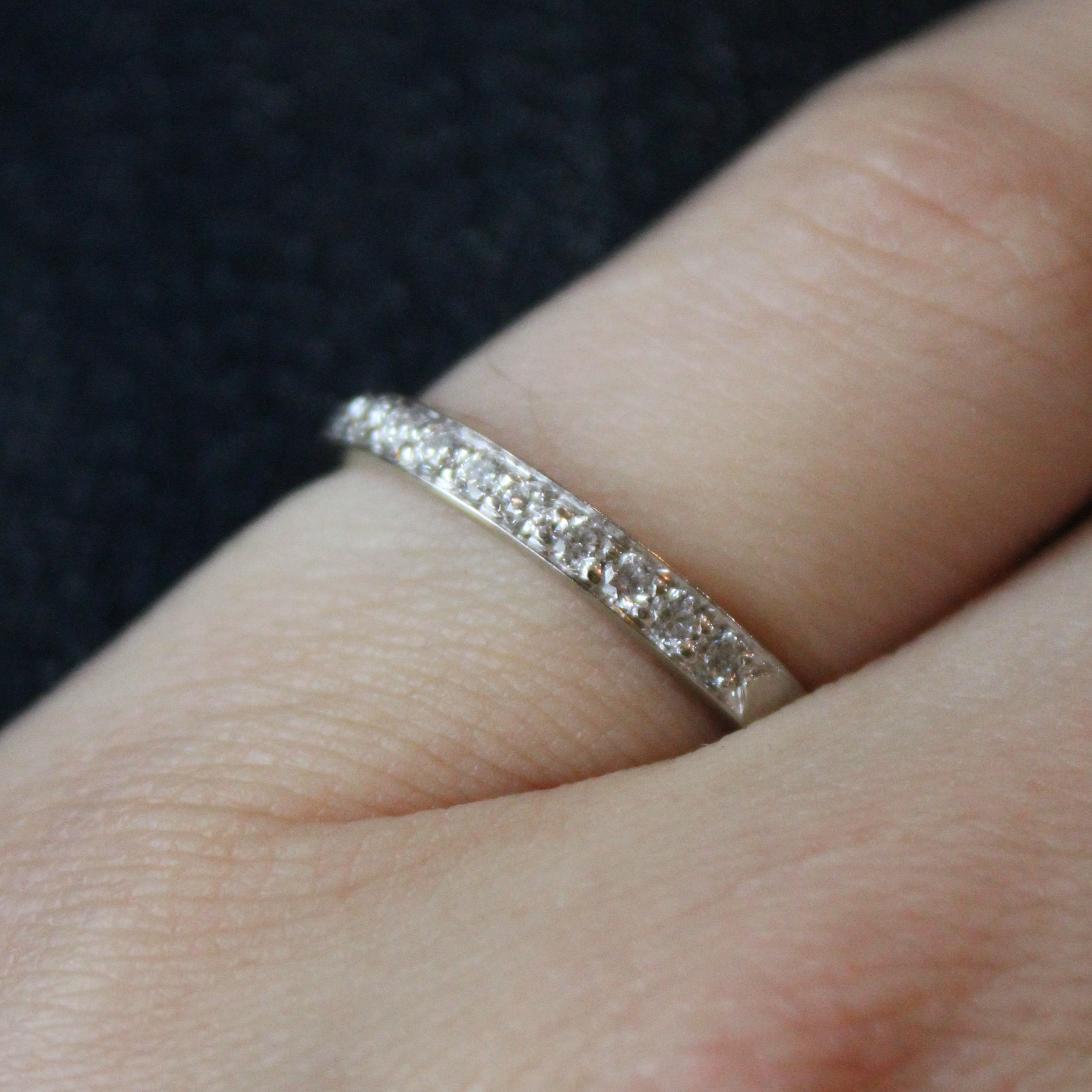Diamond Semi Eternity Band | 0.38ctw | SZ 6.5 |