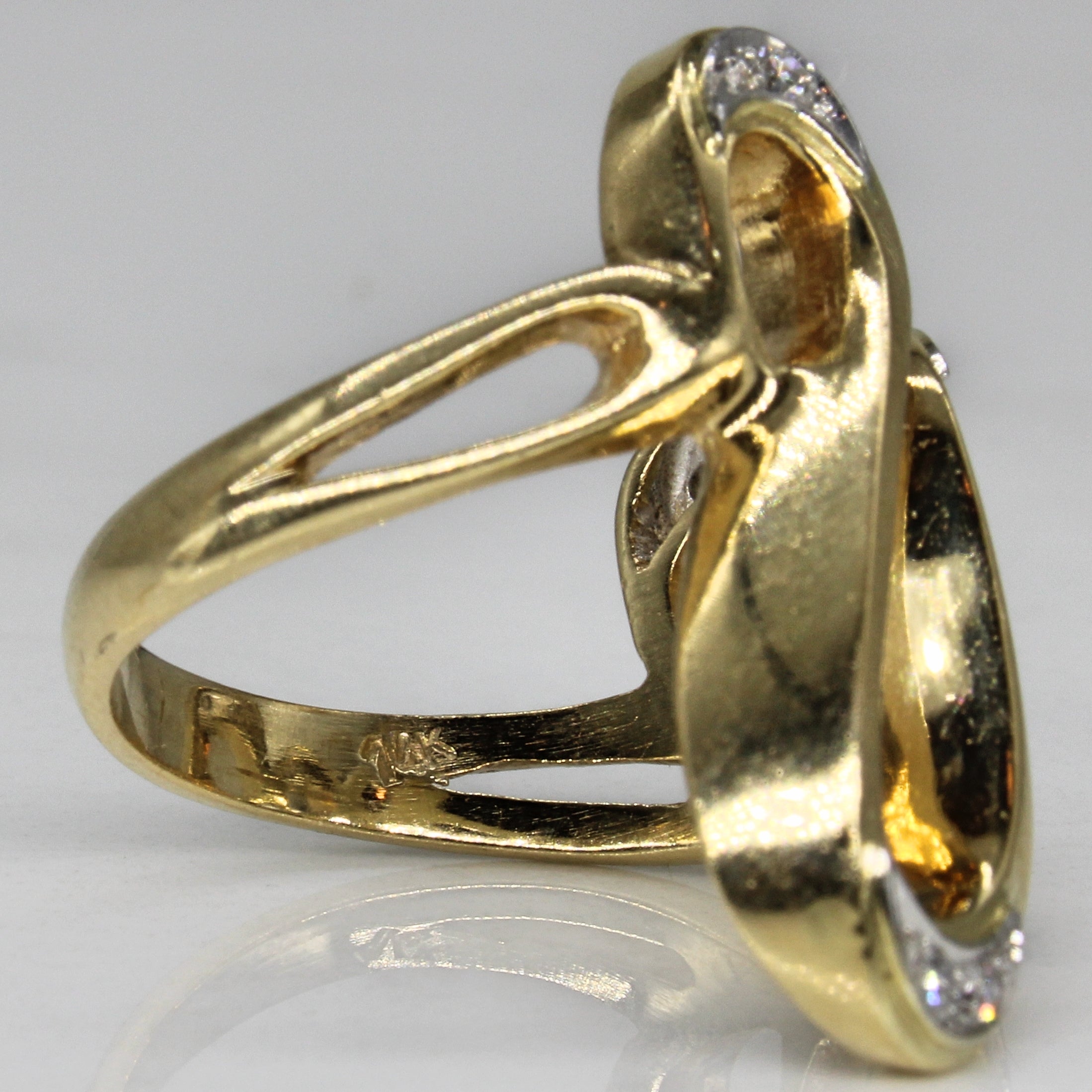 Looping Diamond Cocktail Ring | 0.06ctw | SZ 6.25 |
