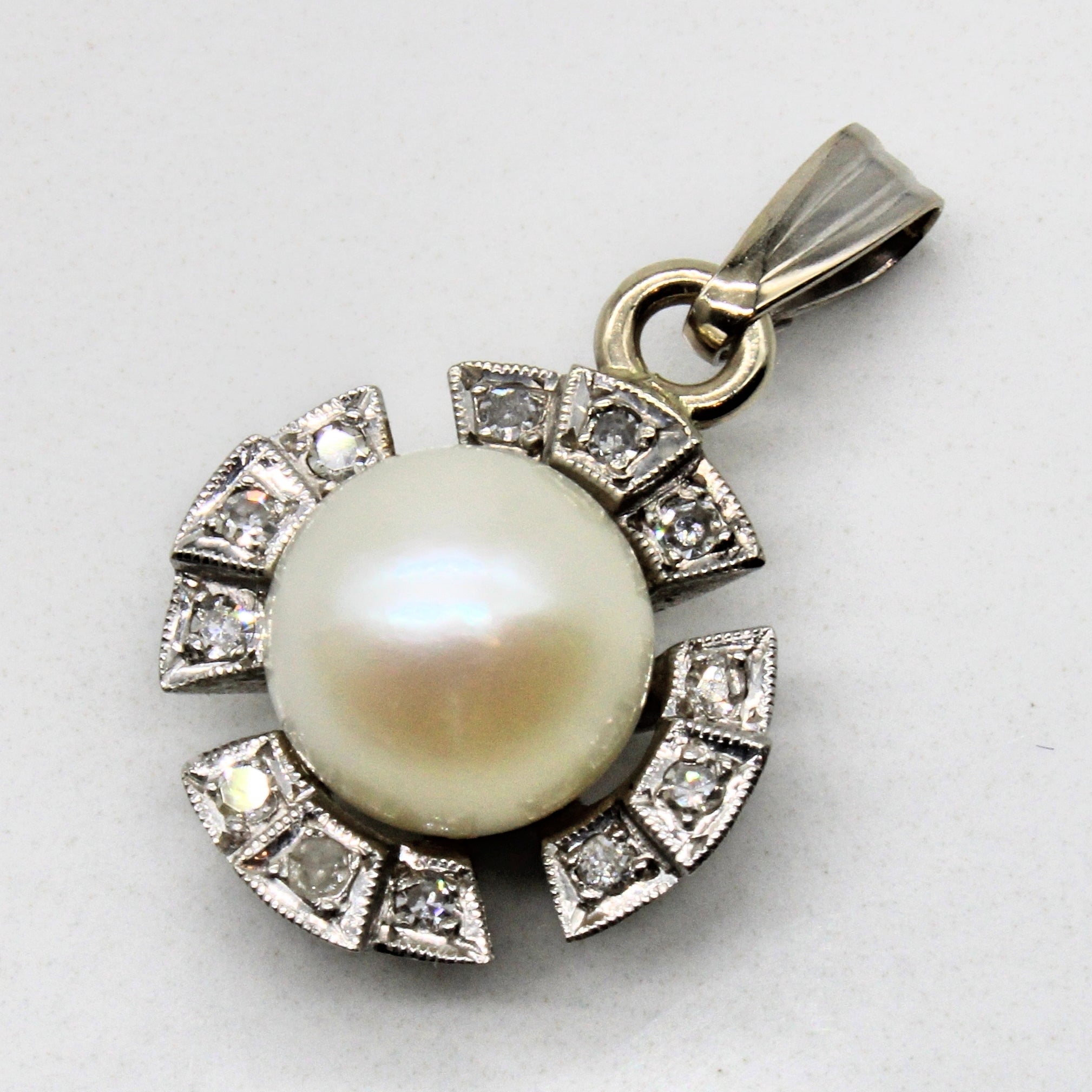 Pearl & Diamond Pendant | 0.09ctw |