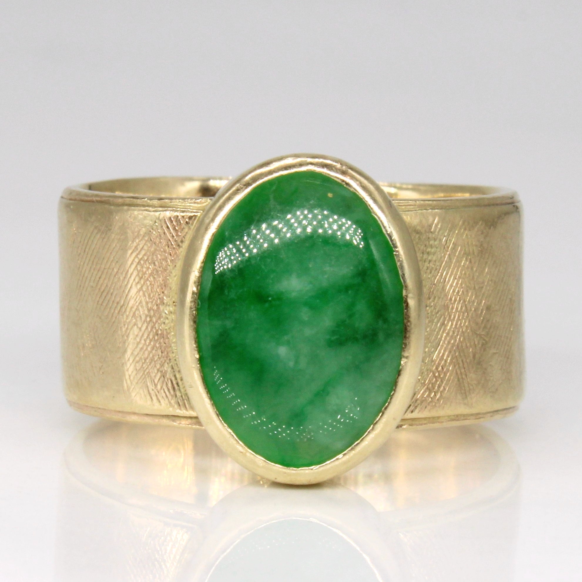 Jadeite Cocktail Ring | 2.70ct | SZ 8.25 |