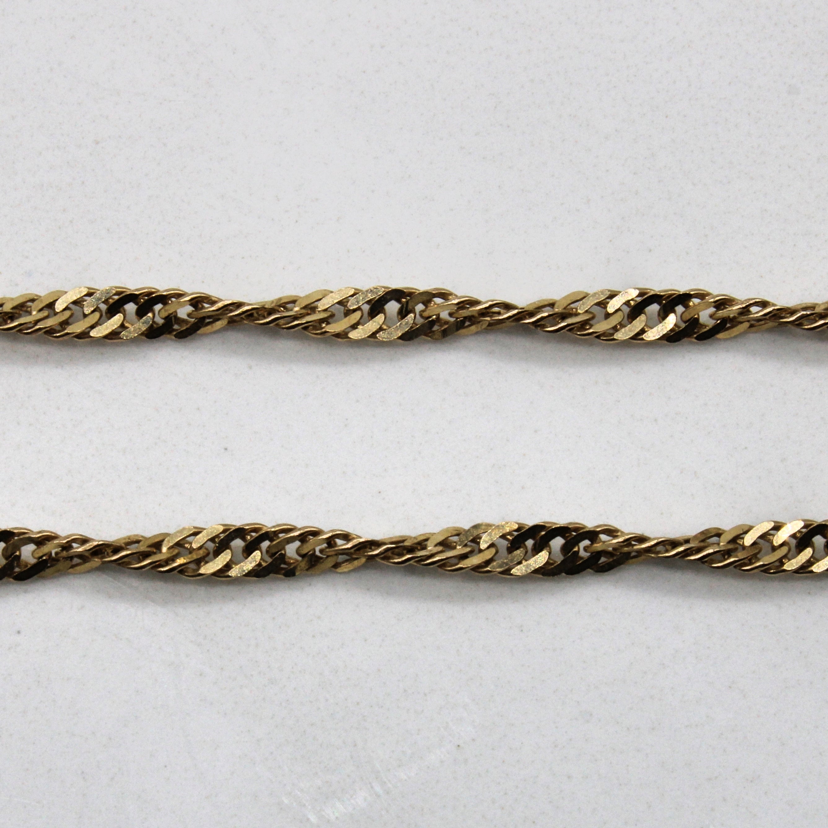 10k Yellow Gold Rope Chain | 22" |