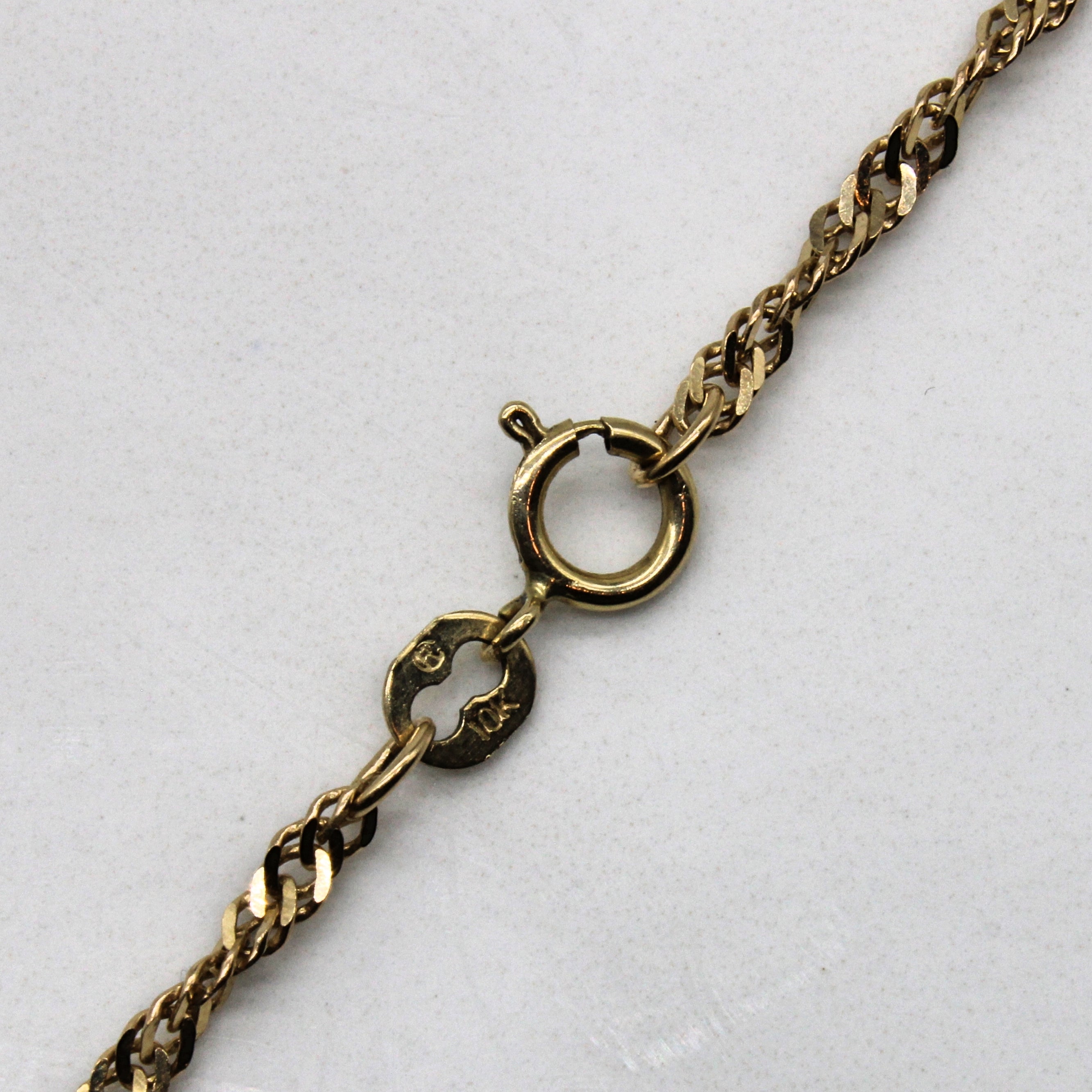 10k Yellow Gold Rope Chain | 22" |
