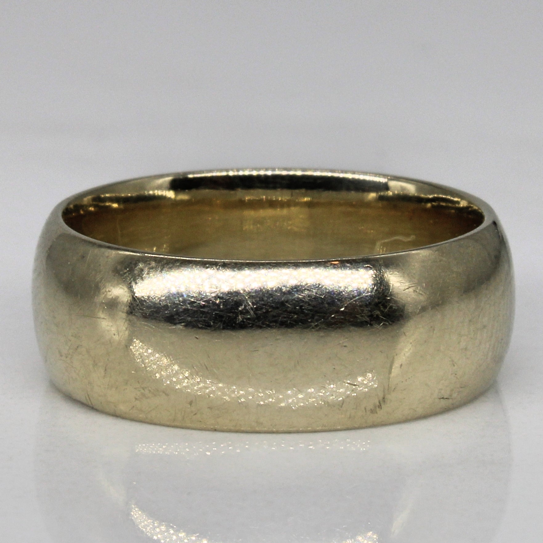 14k White Gold Wide Band | SZ 6 |