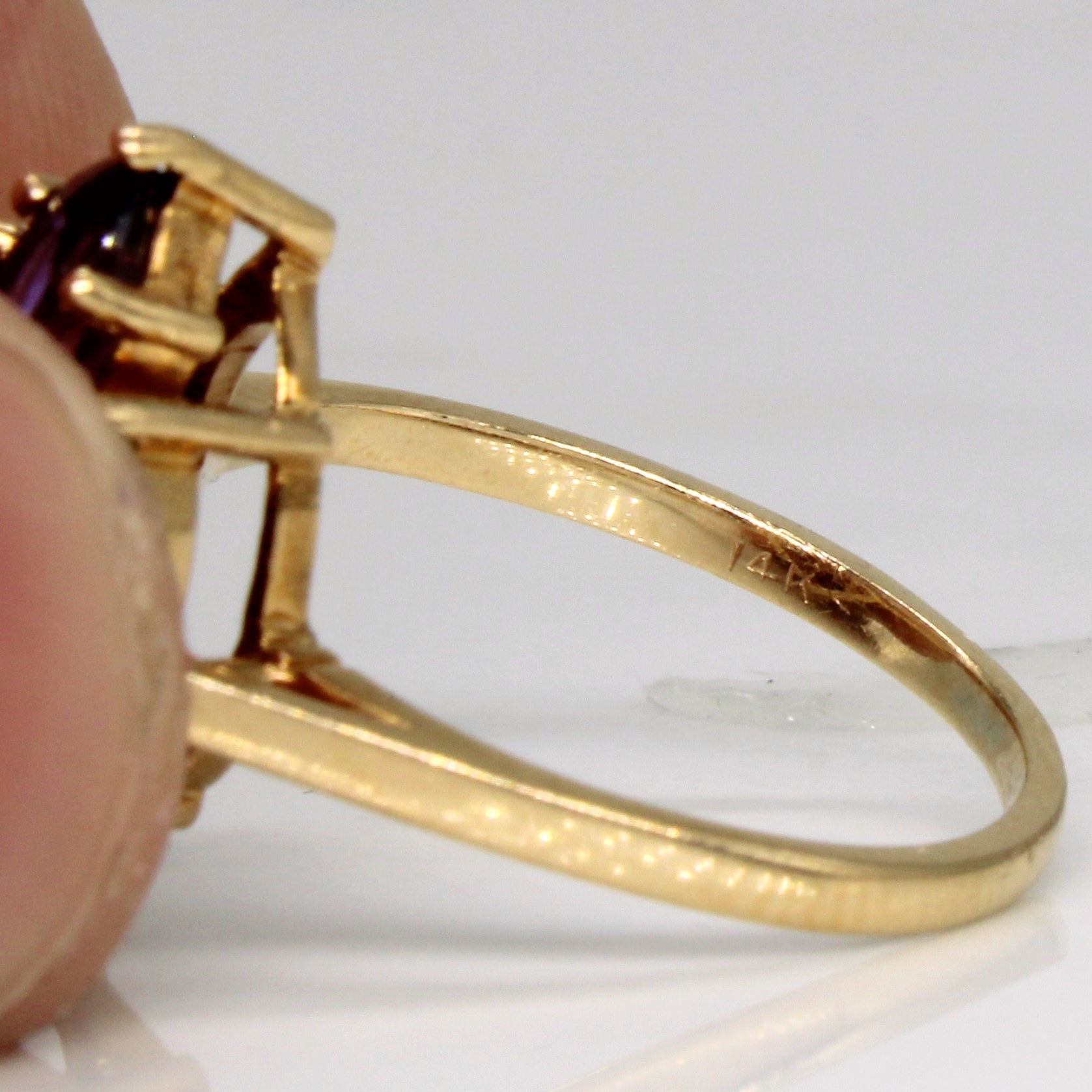 Marquise Amethyst Cluster Ring | 1.68ctw | SZ 6.5 |