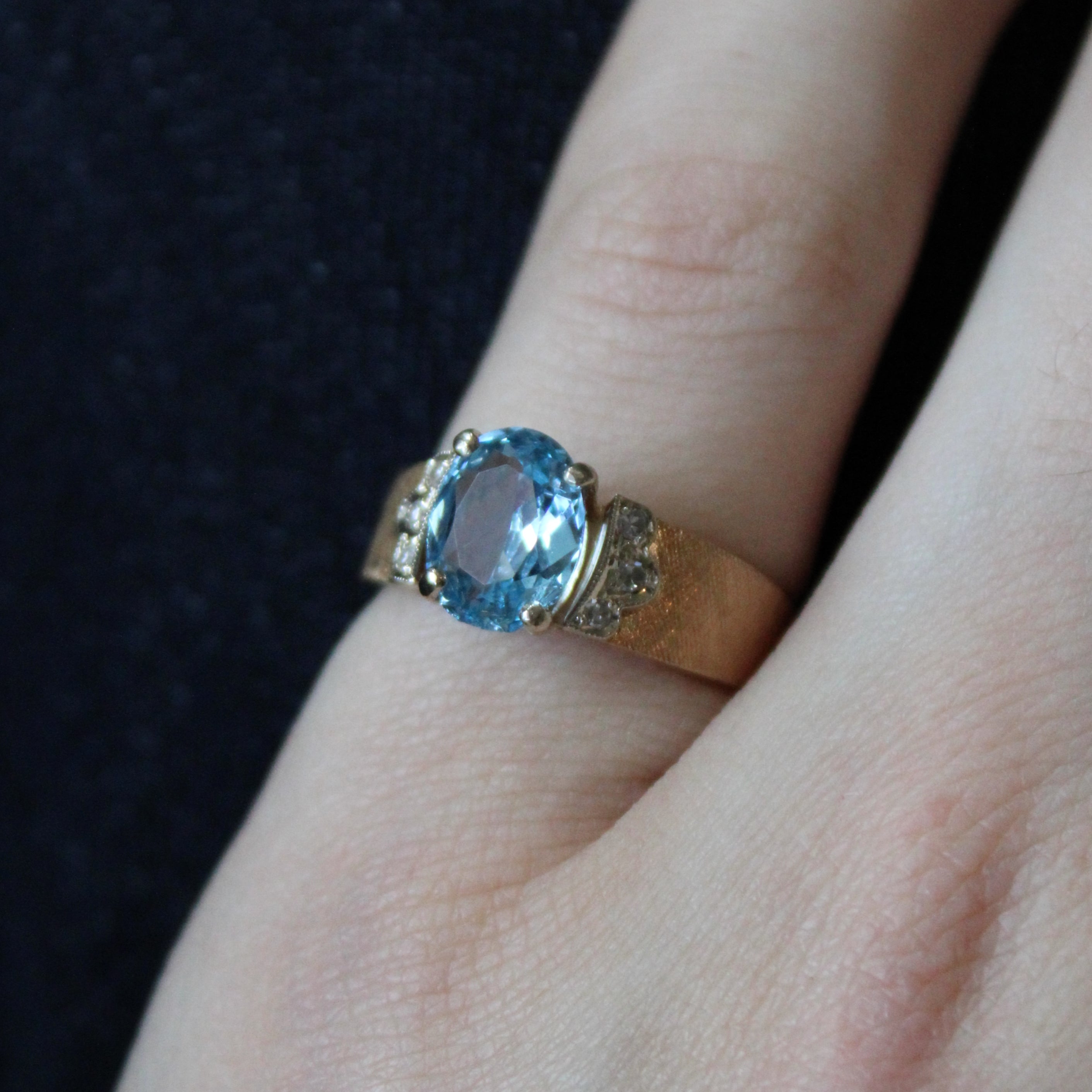 Synthetic Spinel & Diamond Cocktail Ring | 1.65ct, 0.06ctw | SZ 6.5 |