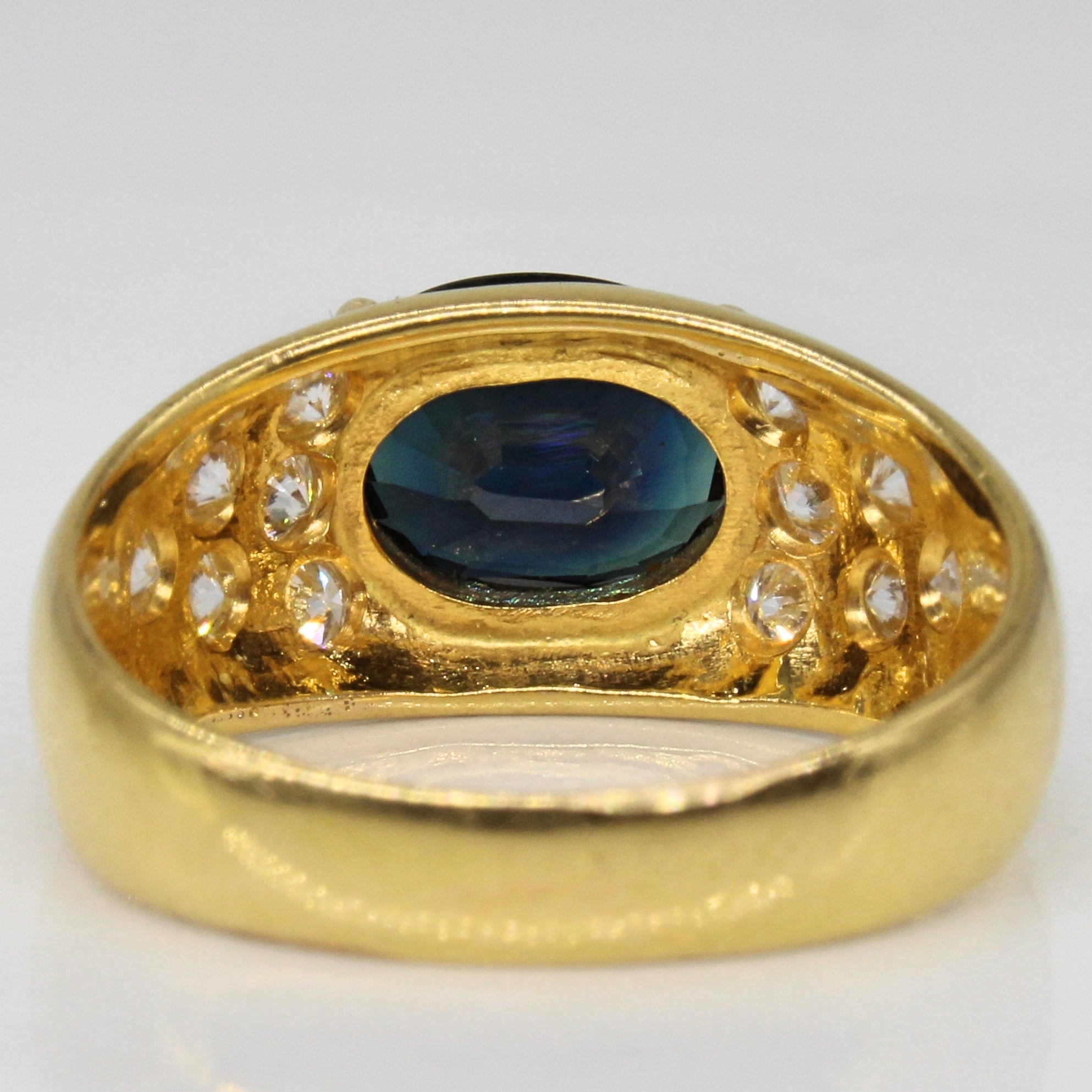 Sapphire & Diamond Cocktail Ring | 2.40ct, 0.65ctw | SZ 7.5 |