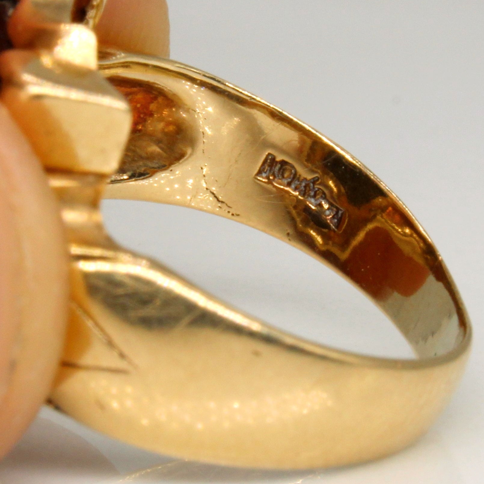 Onyx & Diamond Signet Ring | 2.10ct, 0.01ct | SZ 7.25 |