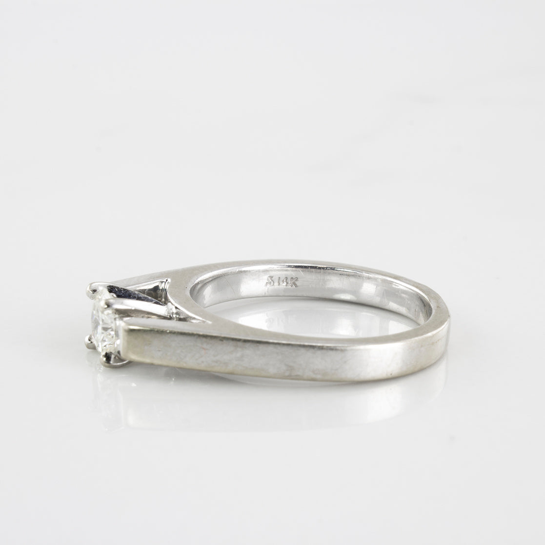 Diamond Solitaire Engagement Ring | 0.30 ctw | SZ 5.25 |