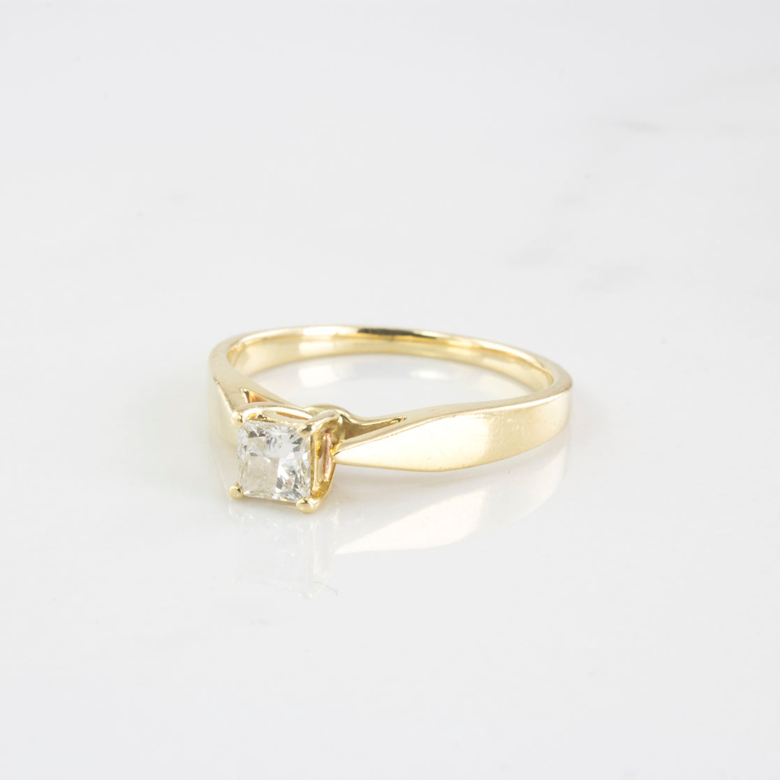 Princess Cut Diamond Solitaire Engagement Ring | 0.31 ctw | SZ 6.25 |