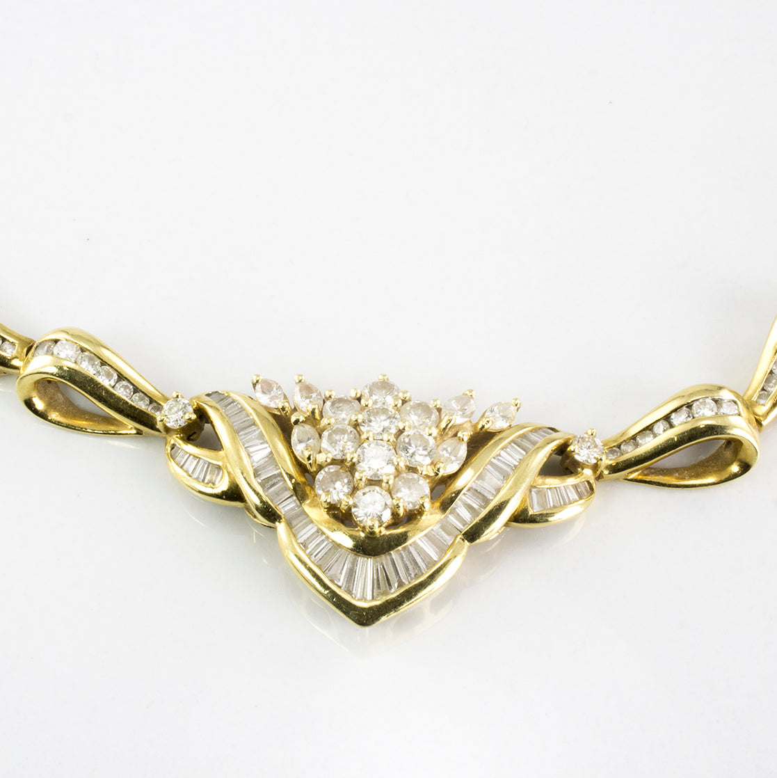 Diamond Collar Necklace | 2.90ctw | 18" |
