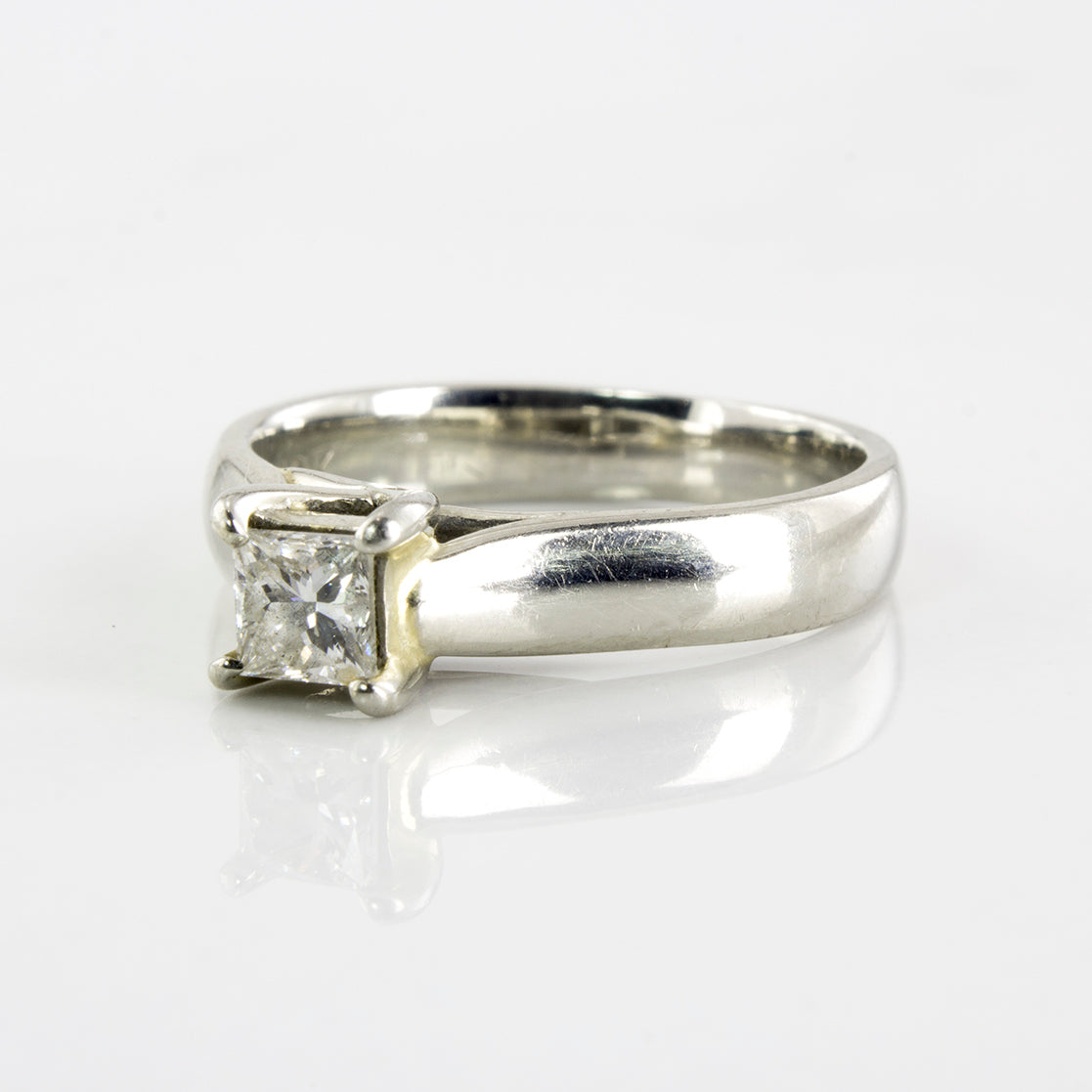Princess Solitaire Diamond Ring | 0.41 ctw | SZ 6.25 |