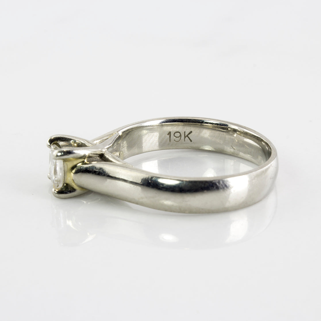 Princess Solitaire Diamond Ring | 0.41 ctw | SZ 6.25 |