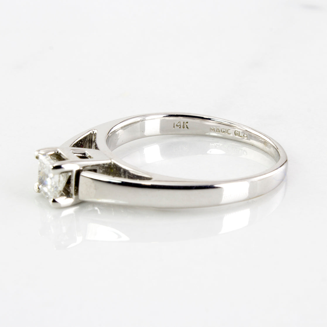 Princess Solitaire Engagement Ring | 0.30 ctw | SZ 5.5 |