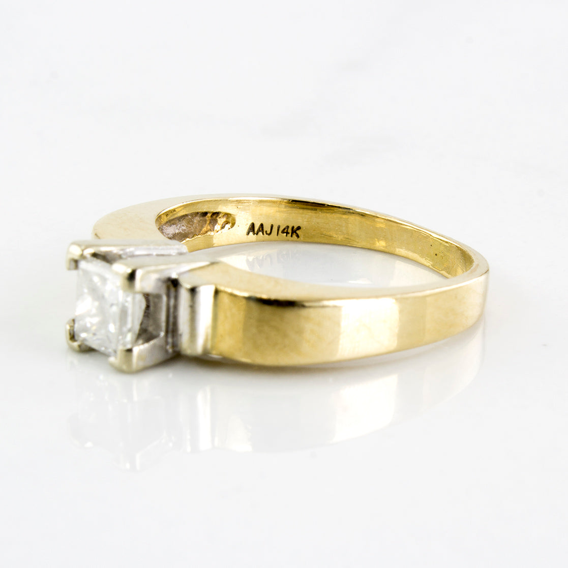 Princess Cut Diamond Solitaire Ring | 0.41 ctw | SZ 5.25 |