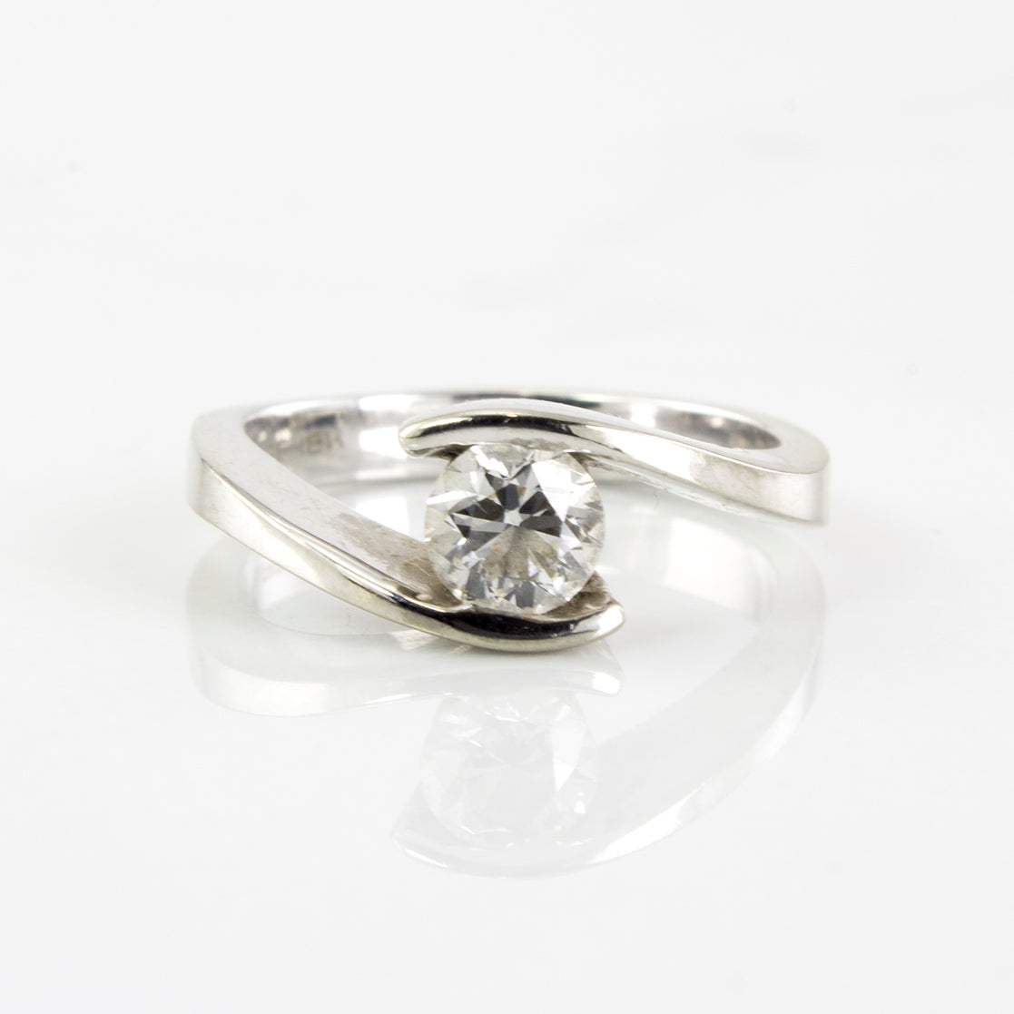 Diamond Bypass Engagement Ring | 0.47 ctw | SZ 4.75 |