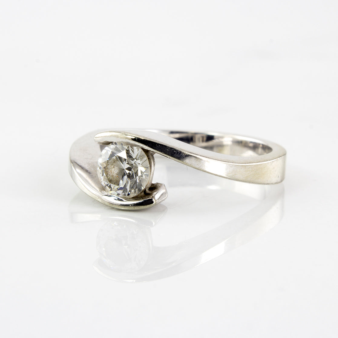 Diamond Bypass Engagement Ring | 0.47 ctw | SZ 4.75 |