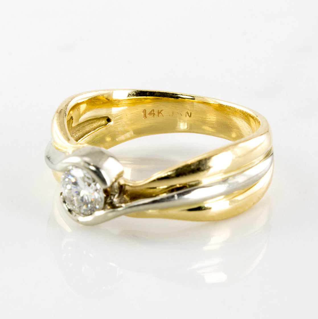 Bypass Diamond Ring | 0.33 ct | SZ 6 |