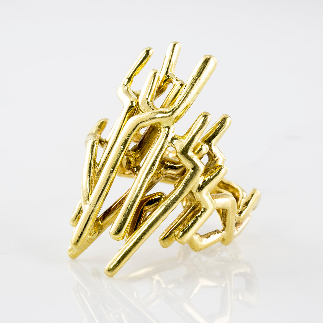 Angular Abstract Cocktail Ring | SZ 7 |