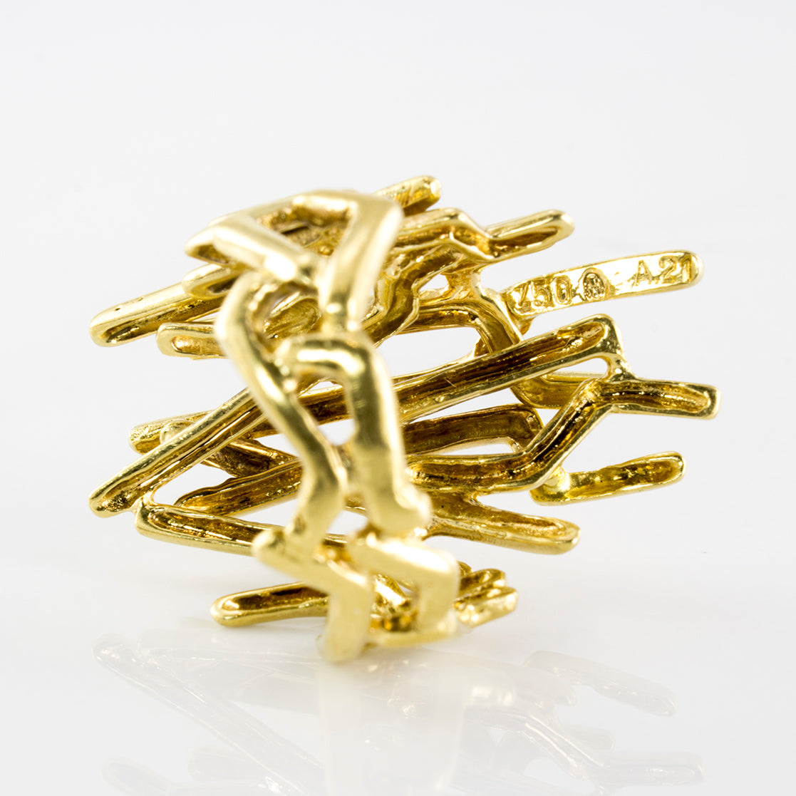 Angular Abstract Cocktail Ring | SZ 7 |