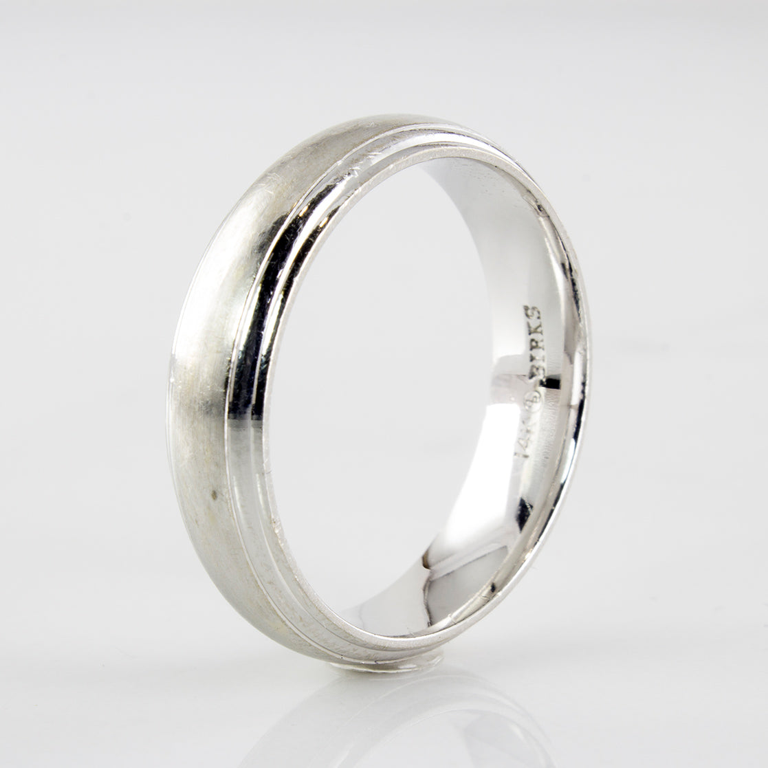 Birks' White Gold Band | SZ 11.5 |