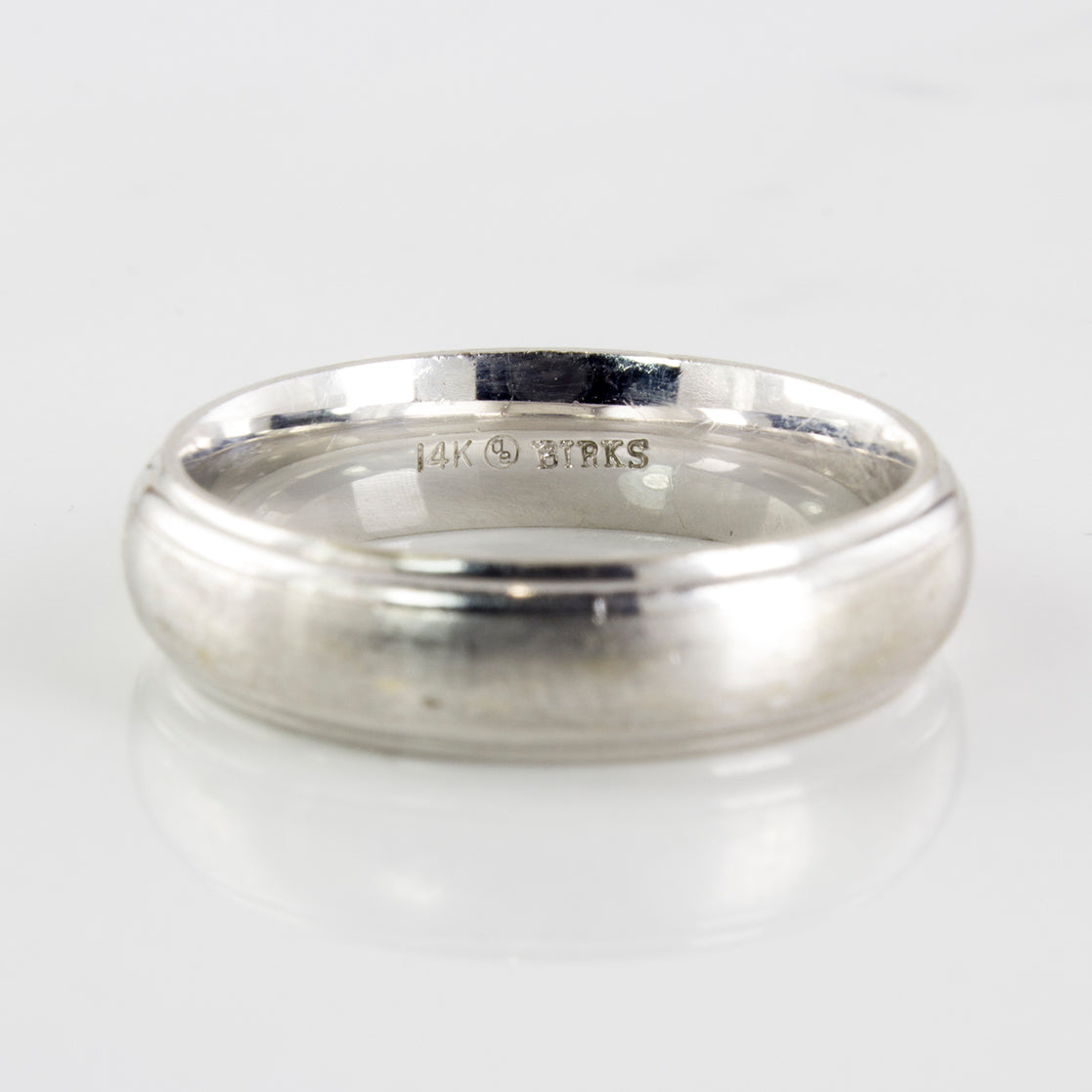 Birks' White Gold Band | SZ 11.5 |