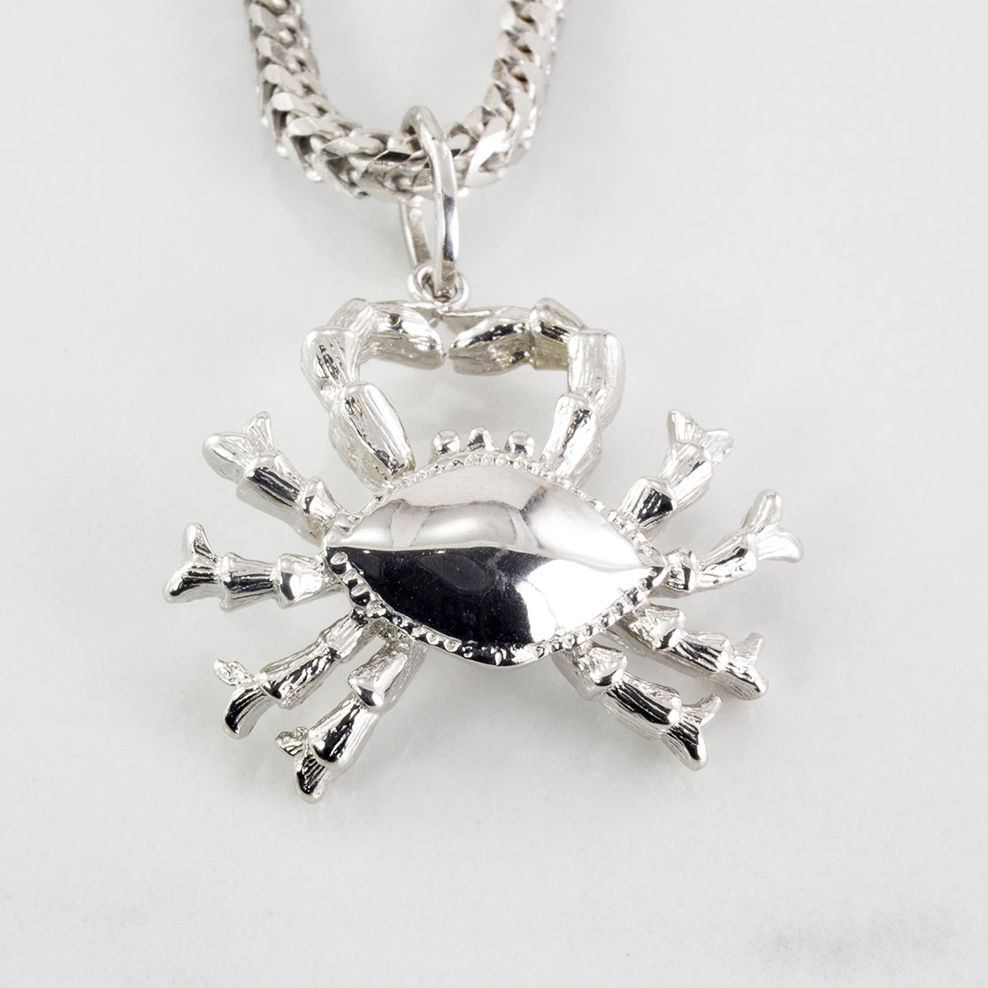 Heavy Chain Crab Necklace | SZ 24" |