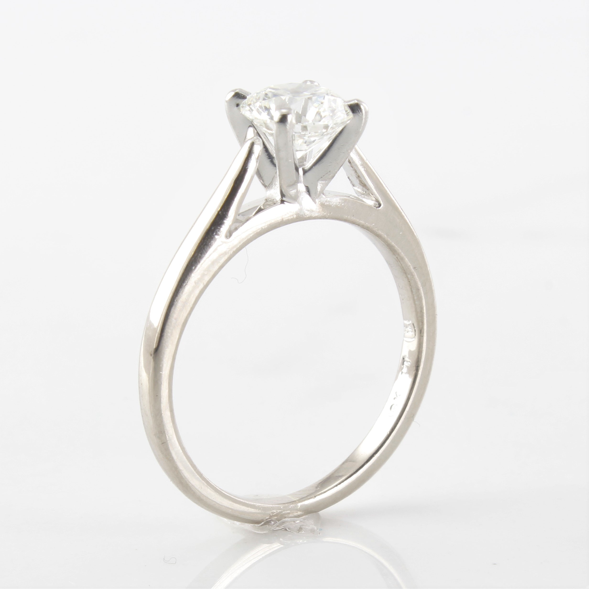 GIA Certified Internally Flawless Diamond Solitaire Engagement Ring | 0.85 ct IF I | SZ 5.5 |