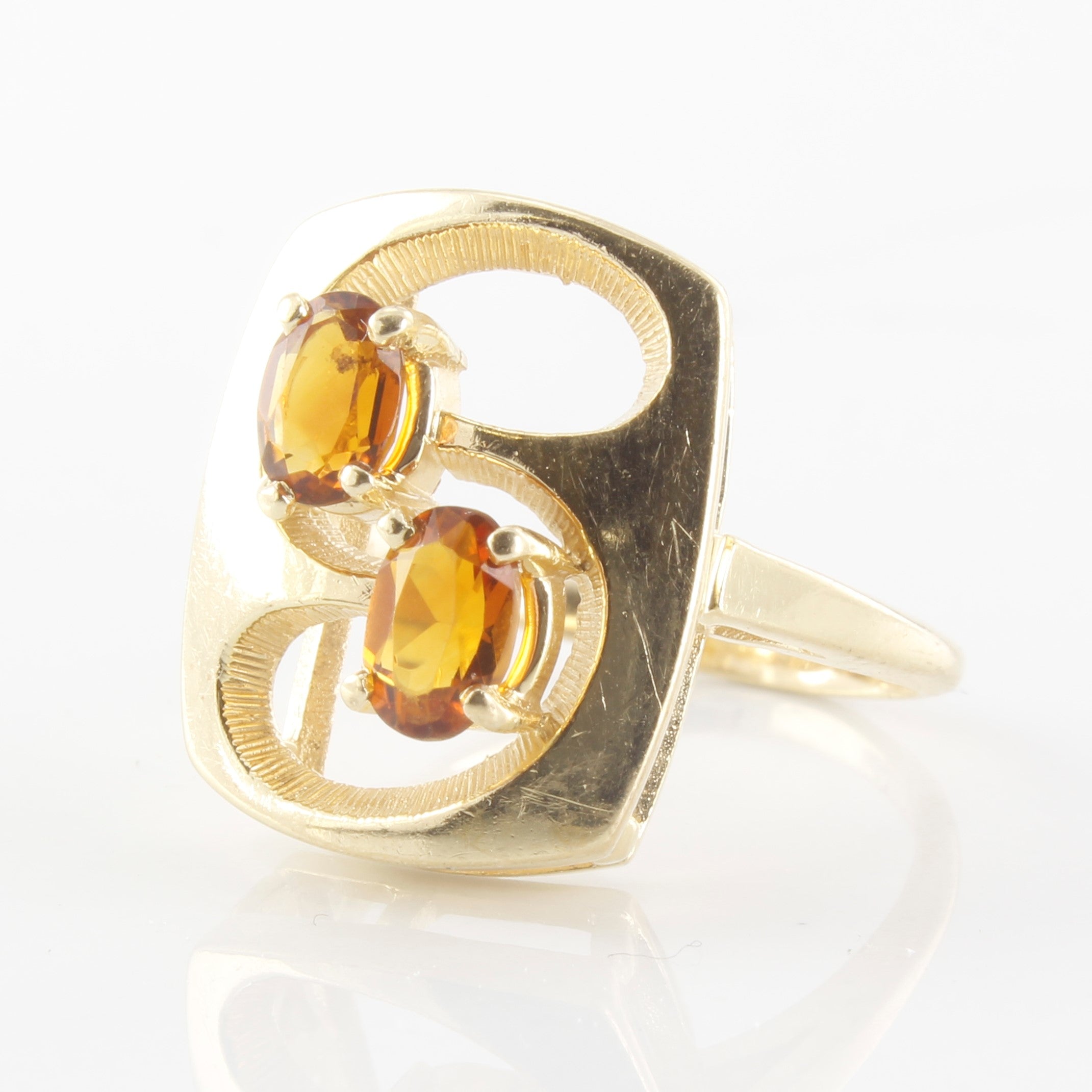 Citrine Cocktail Ring | 0.72 ctw | SZ 6 |