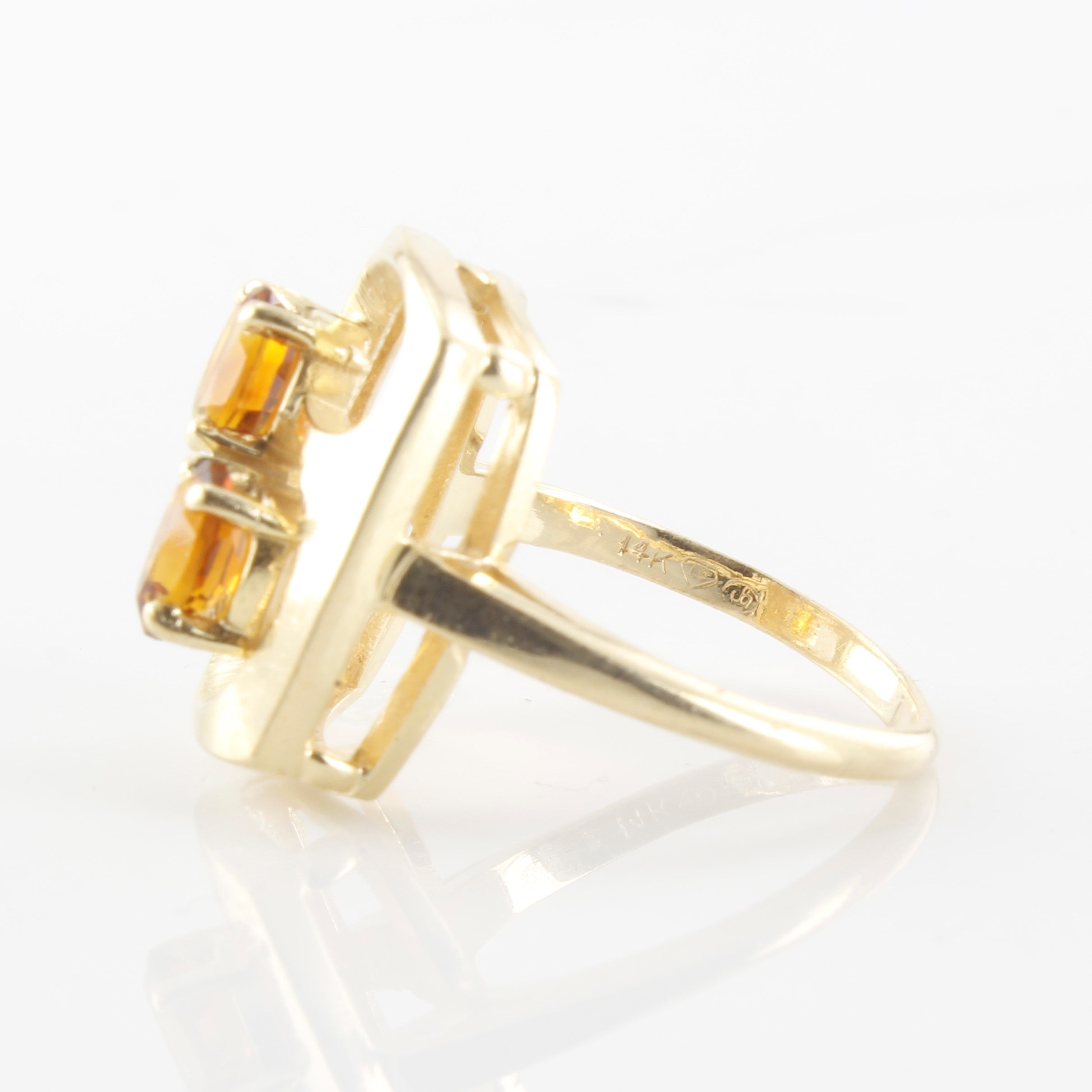 Citrine Cocktail Ring | 0.72 ctw | SZ 6 |