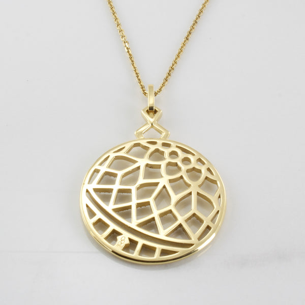 'Links Of London' Timeless Arch Pendant Necklace | 0.41 ctw | SZ 32