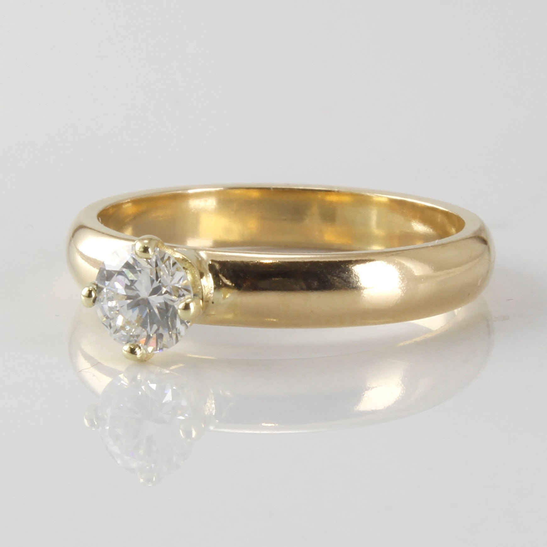 Diamond Solitaire Engagement Ring | 0.45 ct | SZ 7.25 |