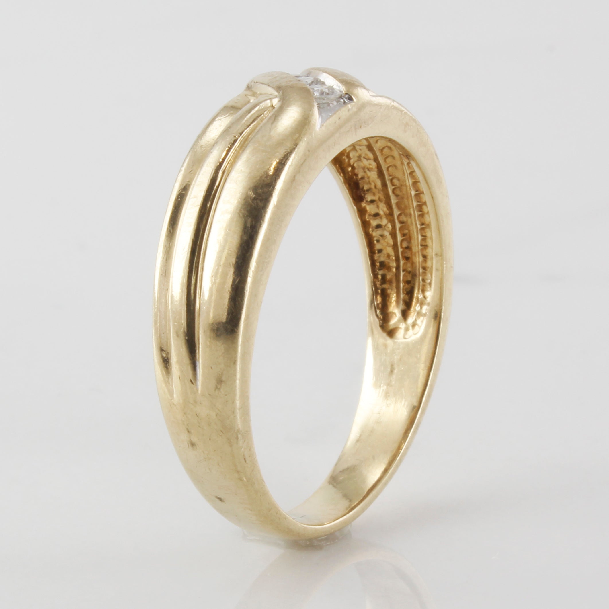 Diamond Bypass Band | 0.09ctw | SZ 10.5 |
