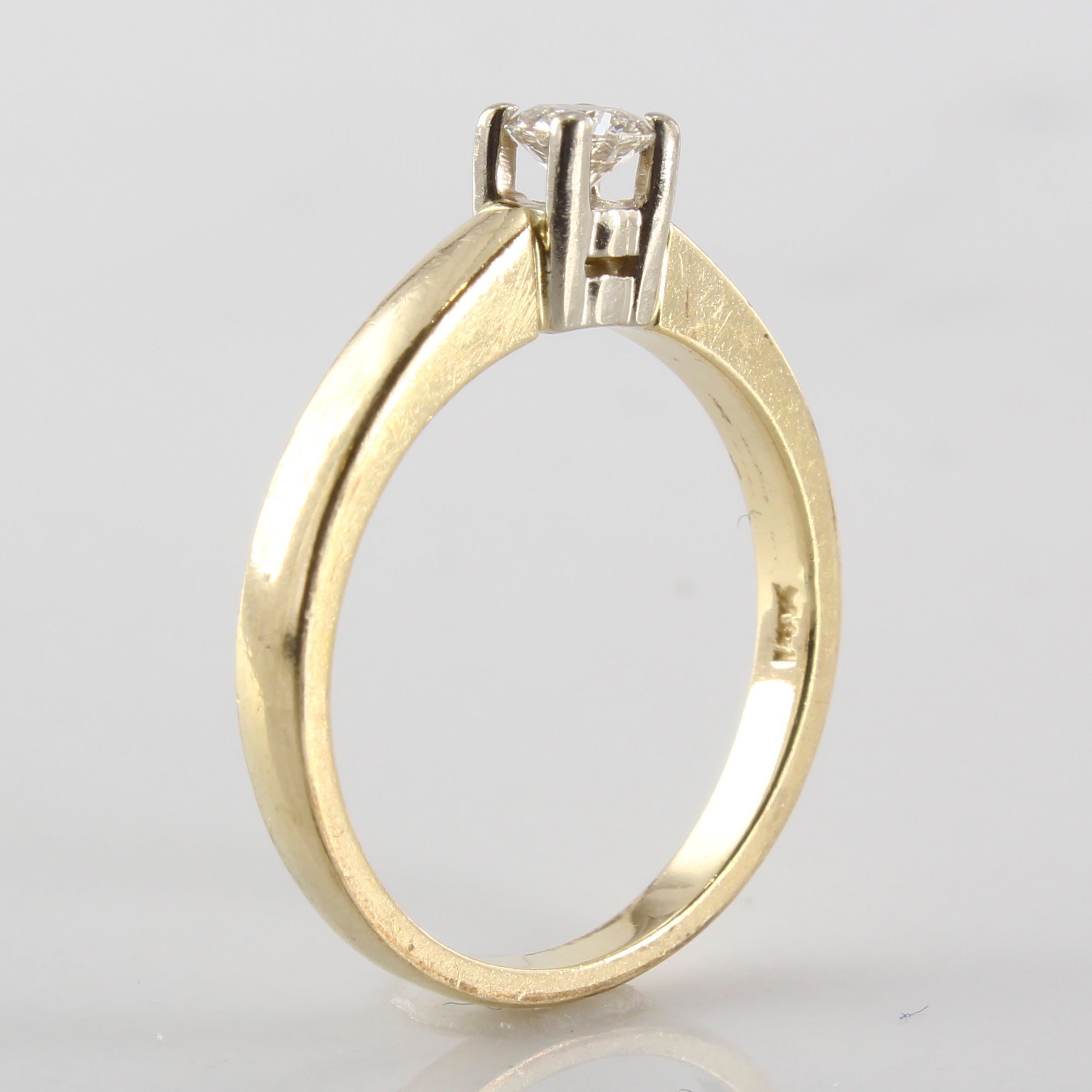 Classic Solitaire Diamond Ring | 0.21ct | SZ 6.25 |