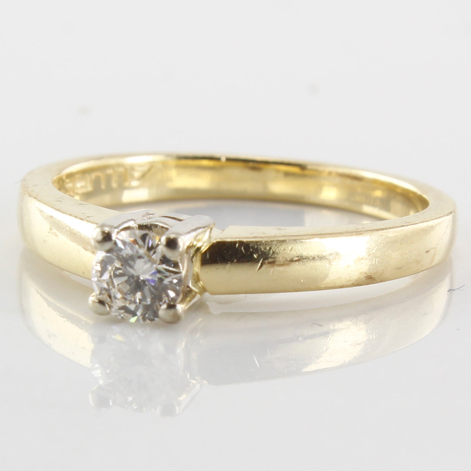 Classic Solitaire Diamond Ring | 0.21ct | SZ 6.25 |