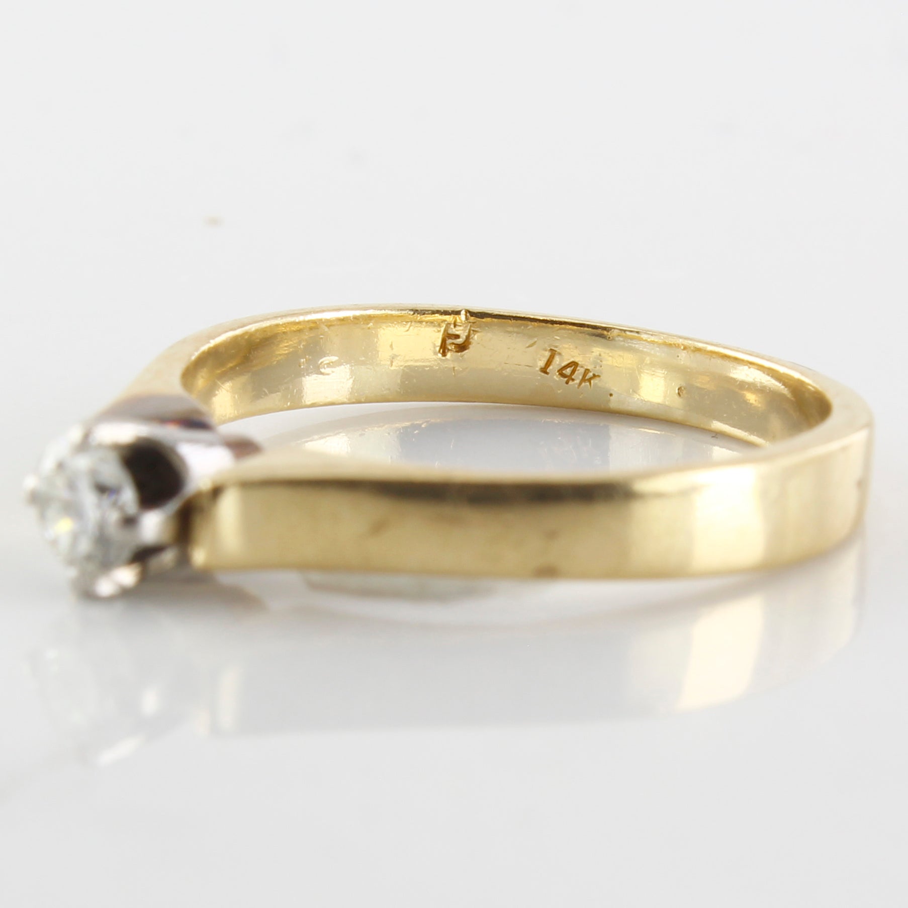 Solitaire Diamond Ring | 0.14ct | SZ 5.25 |