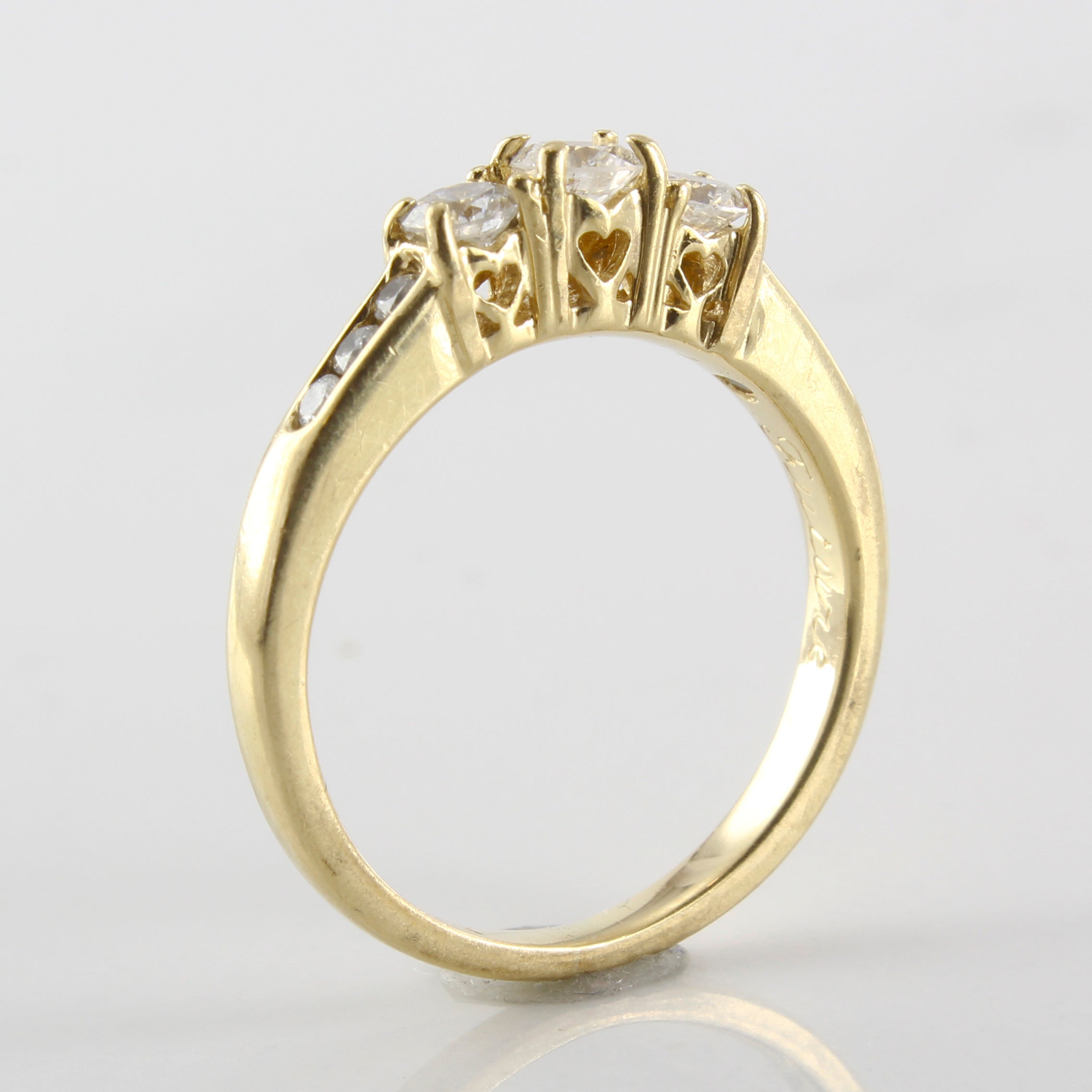 Three Stone Diamond Ring | 0.46ctw | SZ 5.25 |