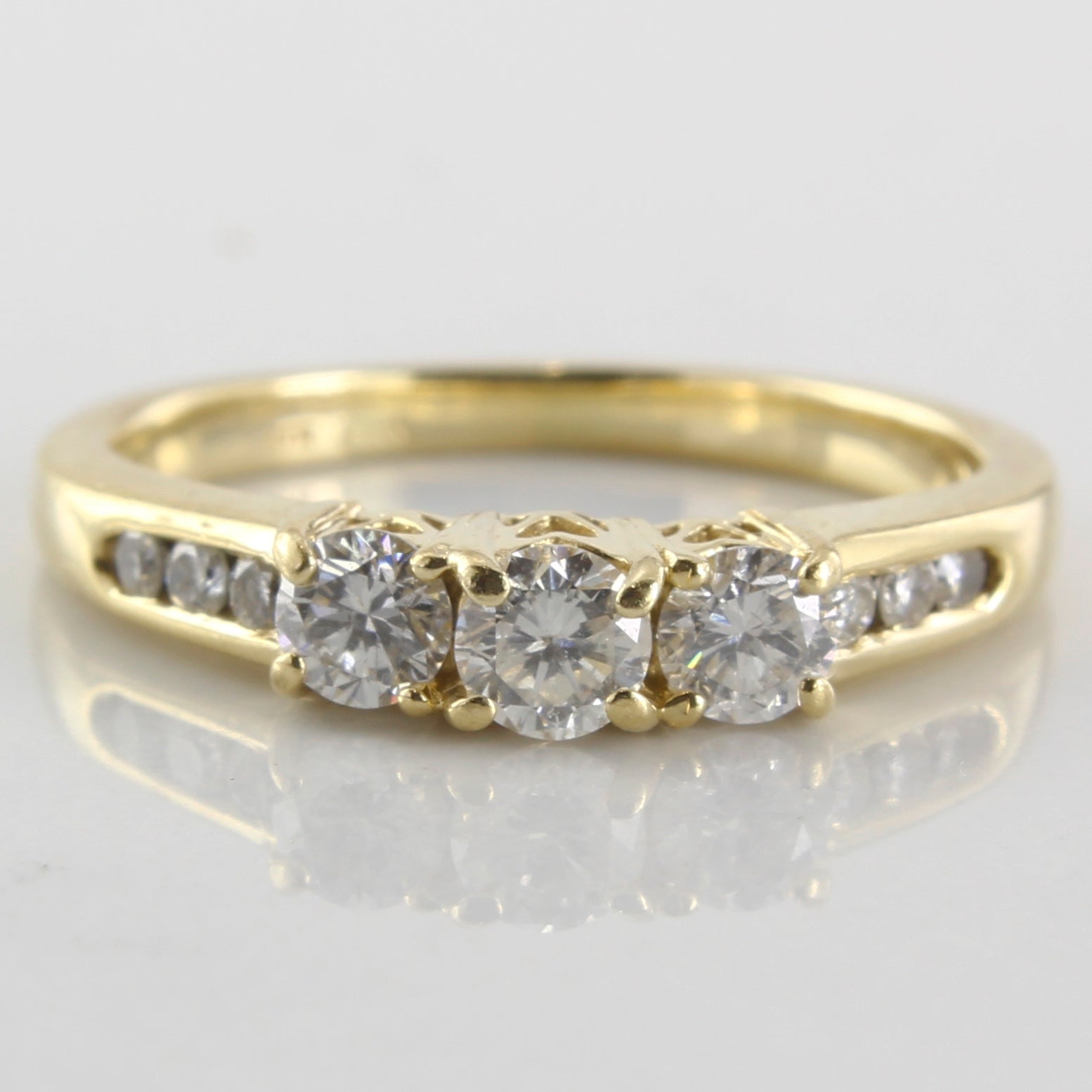 Three Stone Diamond Ring | 0.46ctw | SZ 5.25 |