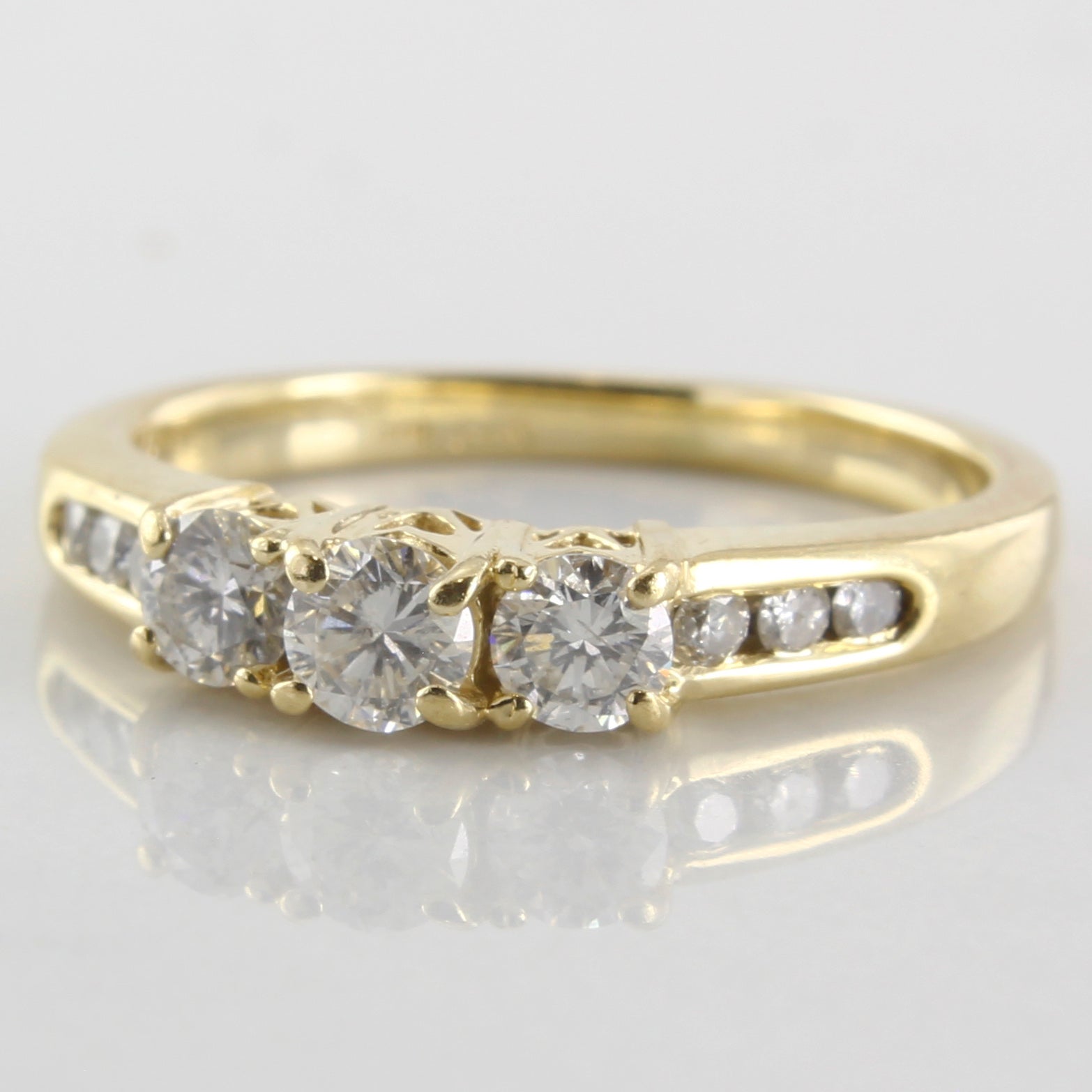 Three Stone Diamond Ring | 0.46ctw | SZ 5.25 |