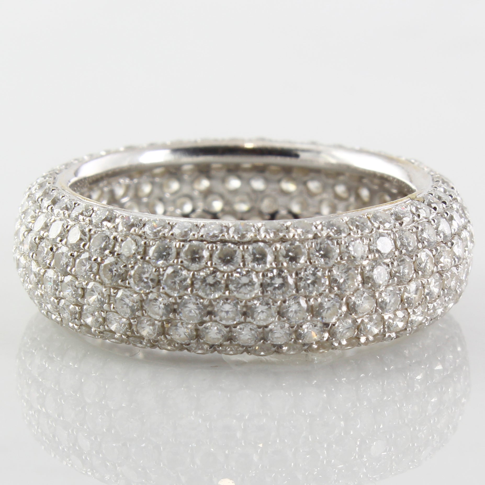 Alliance sertie de micro-pavés de diamants | 2,73 ct | Taille 6,5 |
