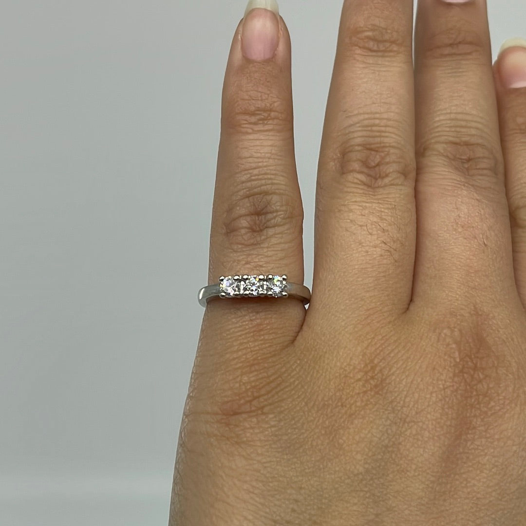 Diamond Three Stone Ring | 0.50ctw | SZ 6.75 |