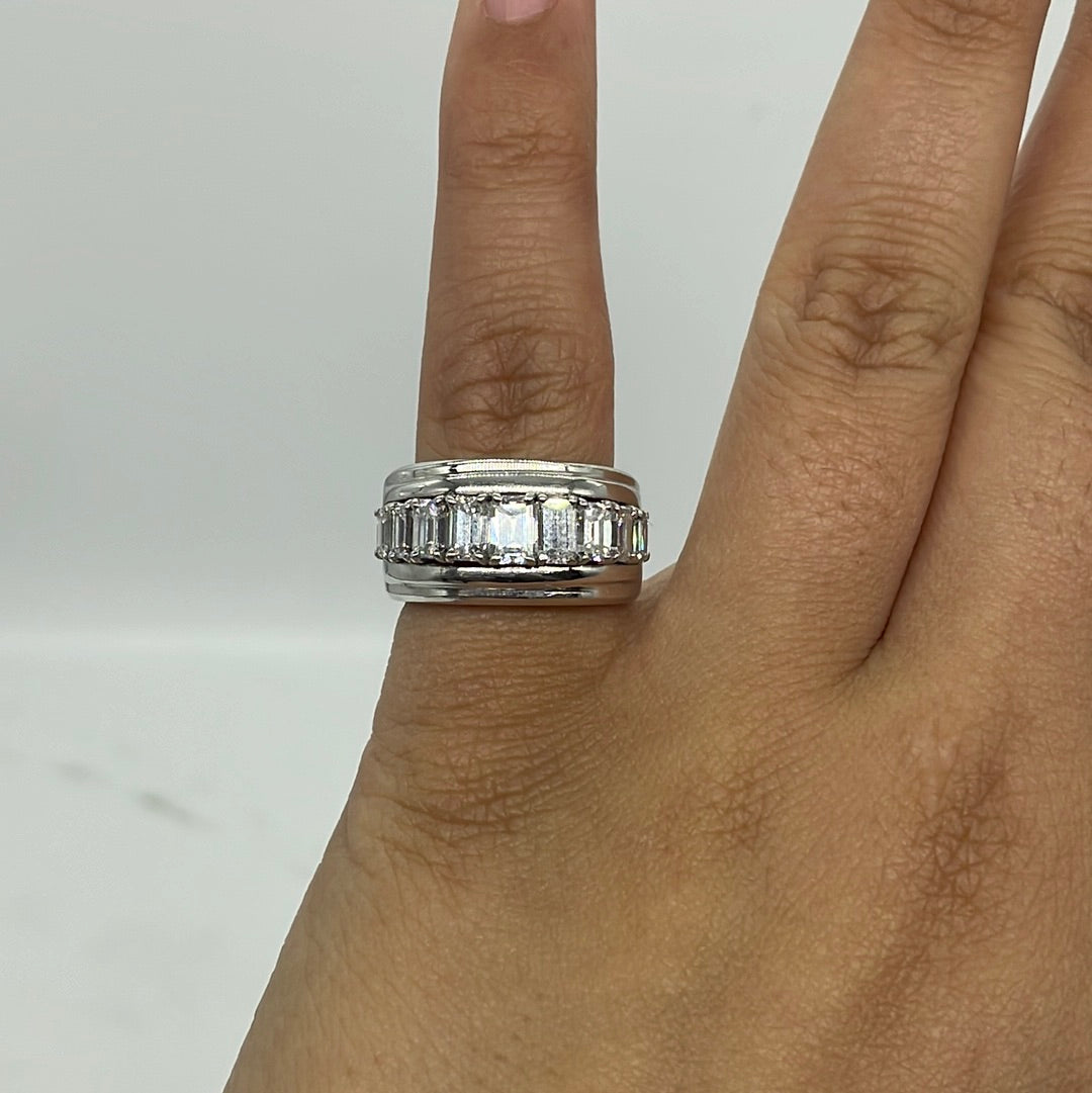 Emerald Cut Diamond Band | 2.65ctw | SZ 7 |
