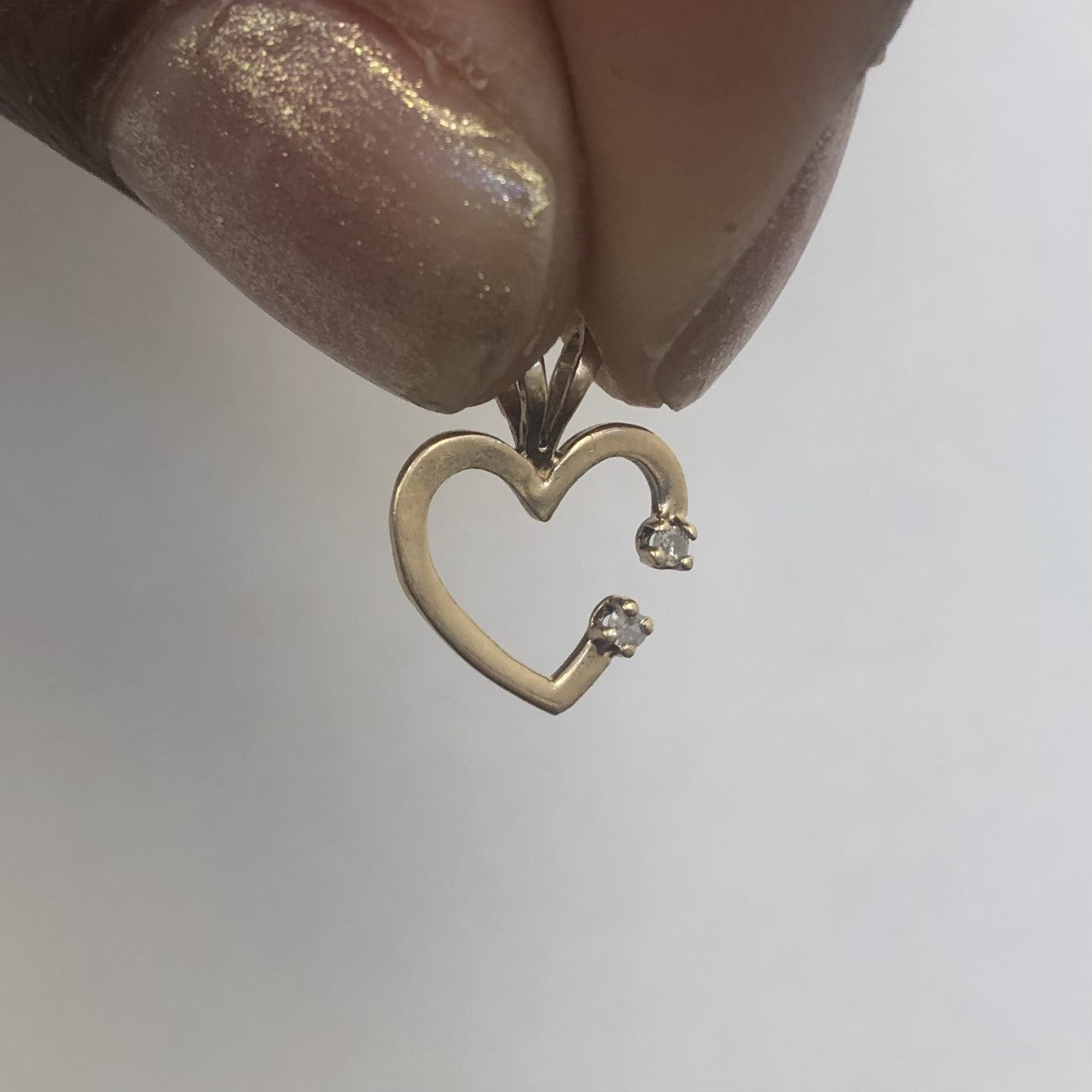 Diamond Heart Pendant | 0.03ct |