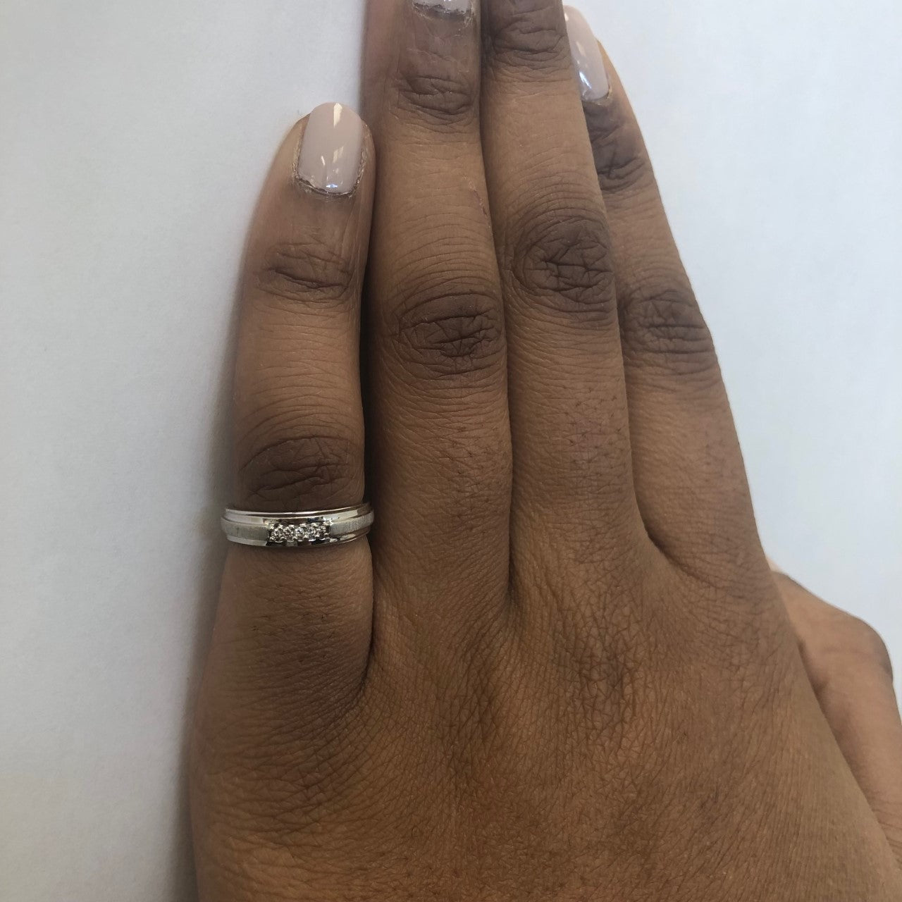 Pave Set Diamond Band | 0.05ctw | SZ 4.5 |