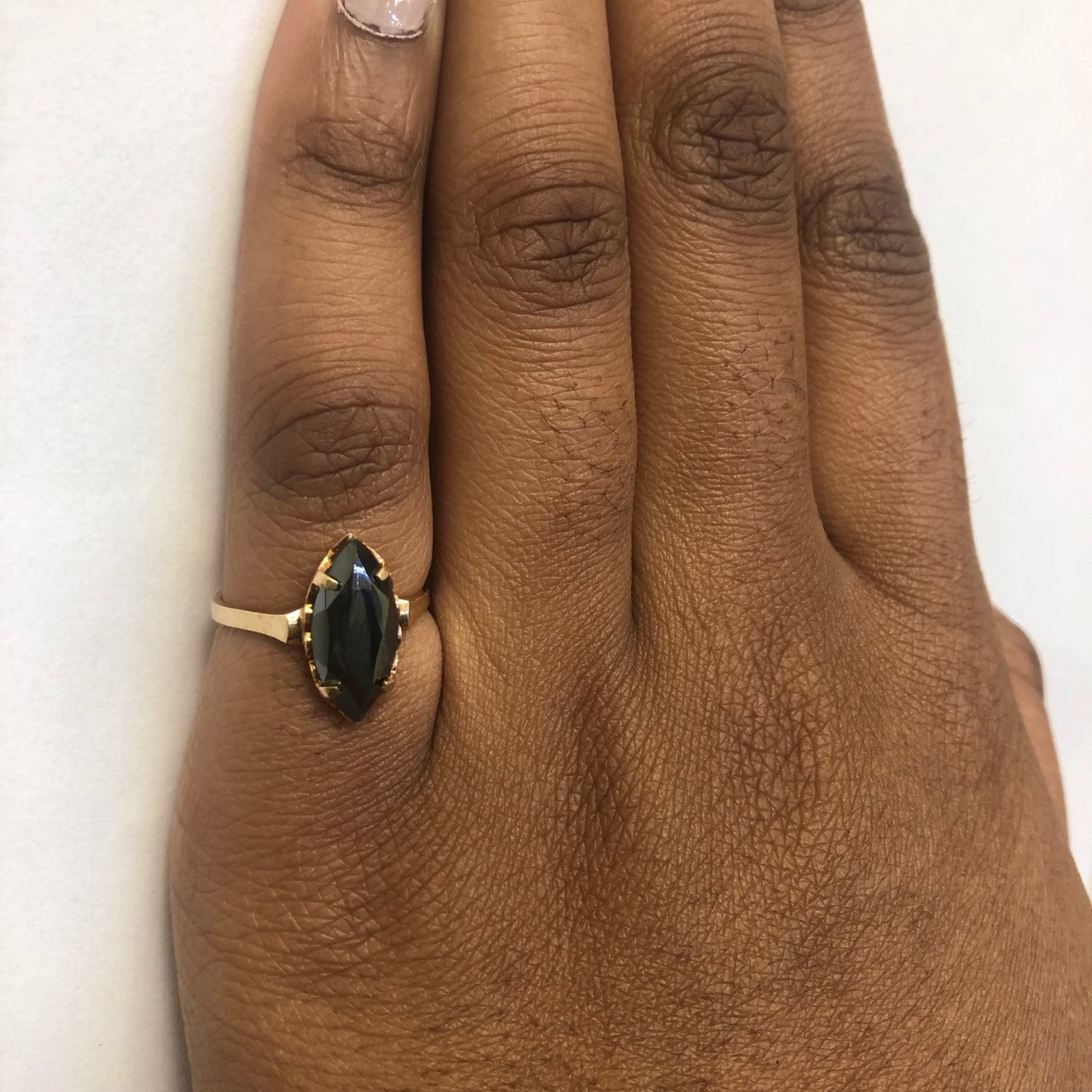 Marquise Hematite Ring | 3.00ct | SZ 6.75 |