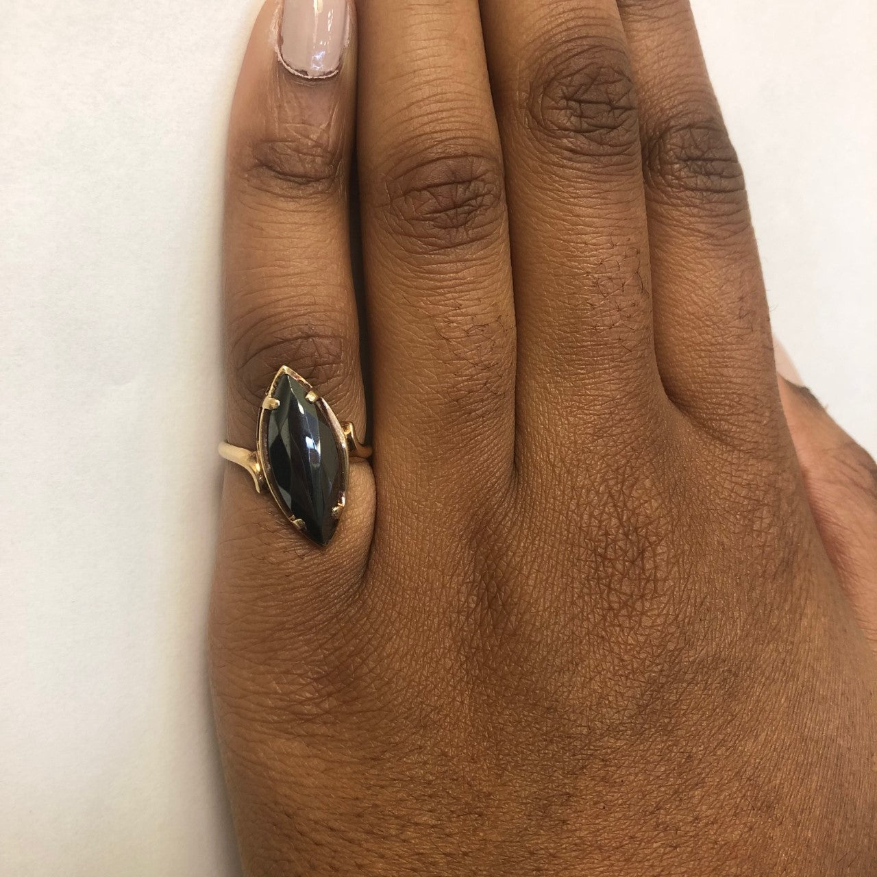 Marquise Hematite Ring | 4.00ct | SZ 6 |