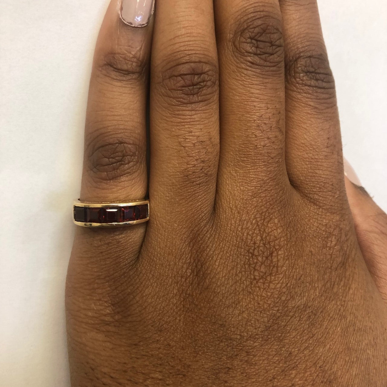 Channel Set Garnet Ring | 2.00ctw | SZ 7.25 |