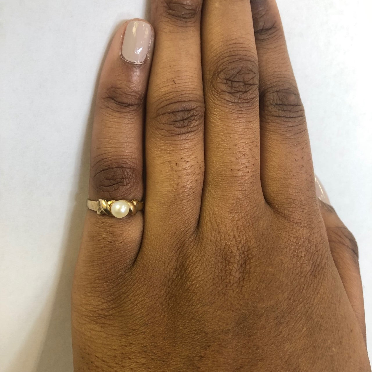 Twisted Solitaire Pearl Ring | 1.00ct | SZ 5 |