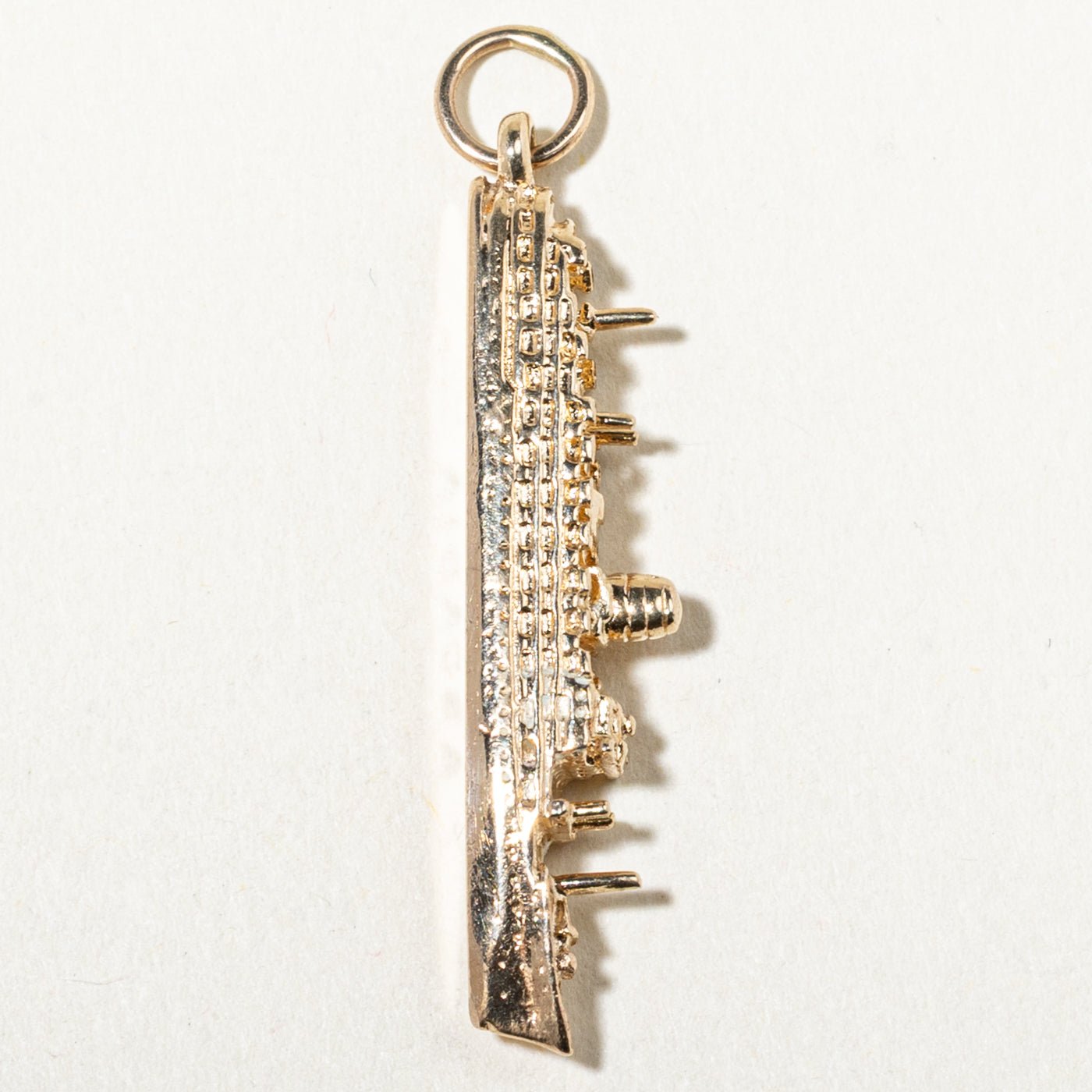 1973 Birmingham Yellow Gold "Arcadia" Ocean Liner Charm